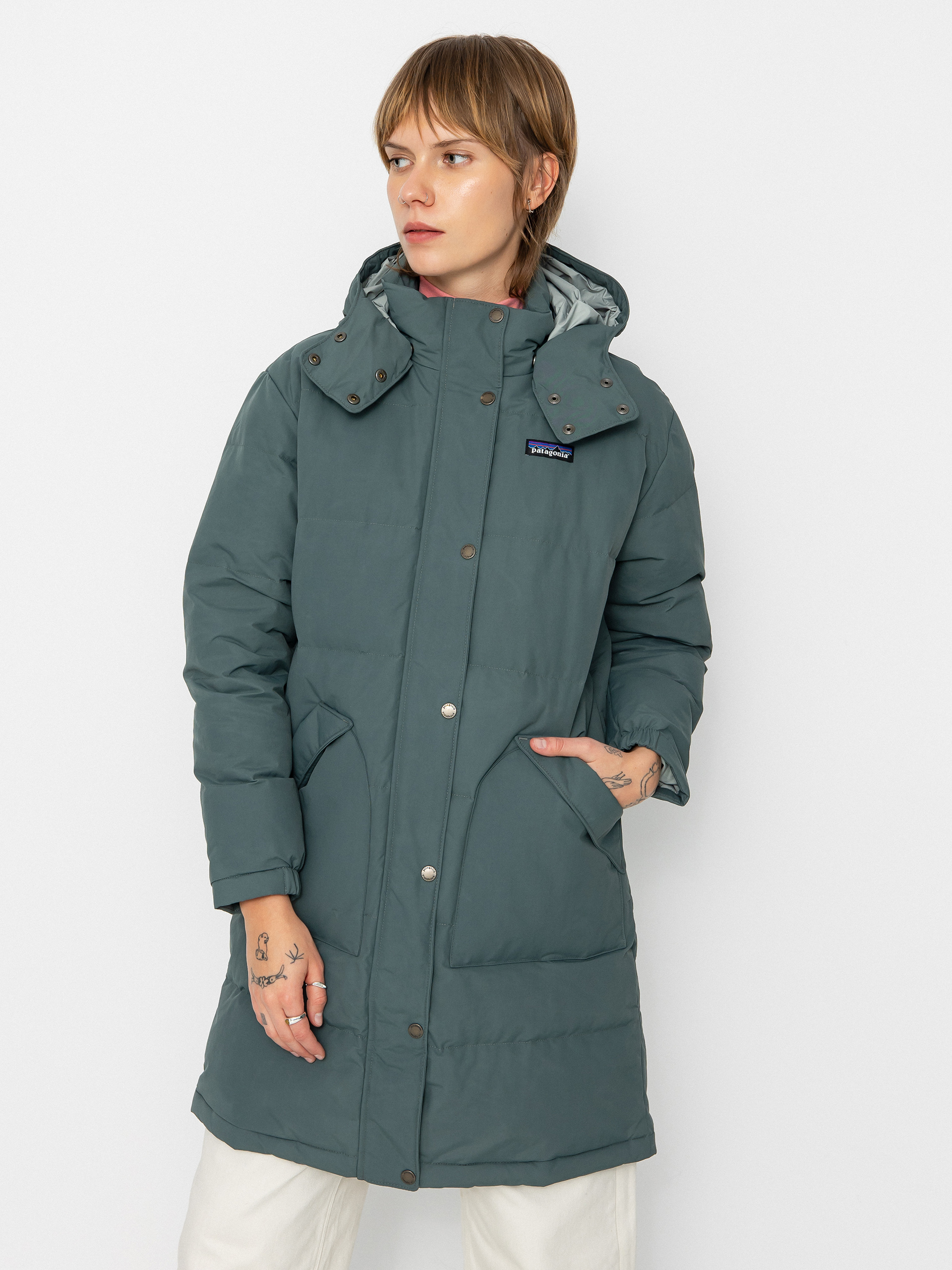 Patagonia Downdrift Parka Dzseki Wmn (nouveau green)