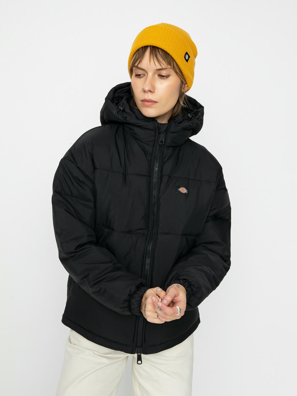 Dickies Alatna Oversized Puffer Dzseki Wmn (black)