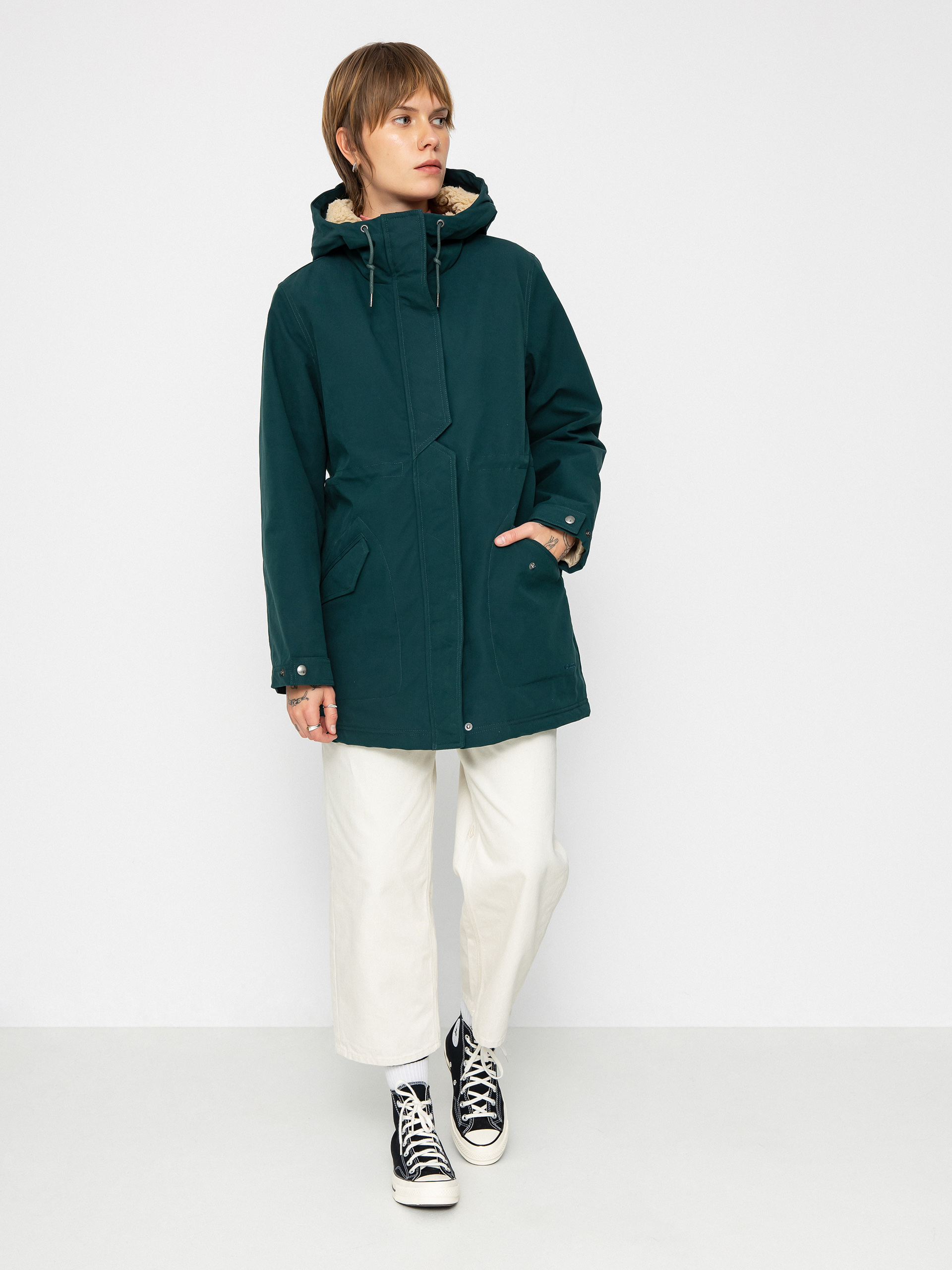 Volcom Less Is More 5K Parka Dzseki Wmn (ponderosa pine)