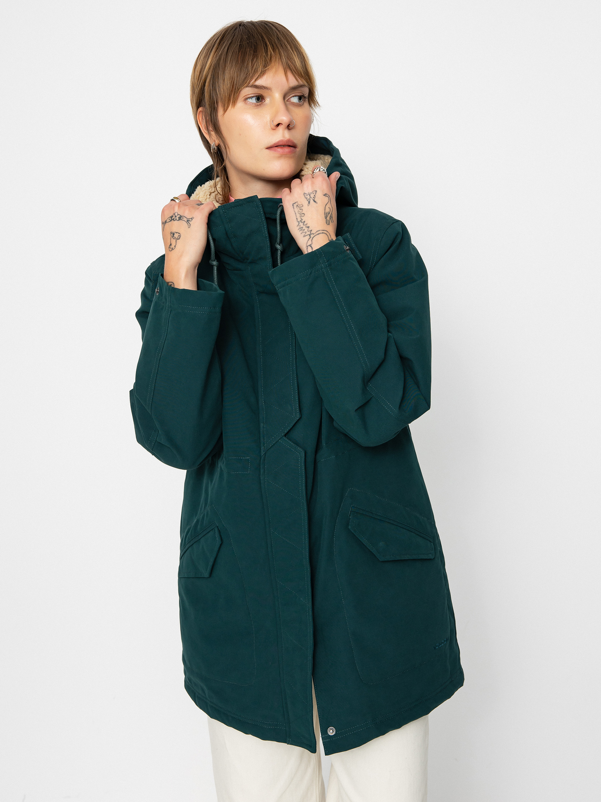 Volcom Less Is More 5K Parka Dzseki Wmn (ponderosa pine)