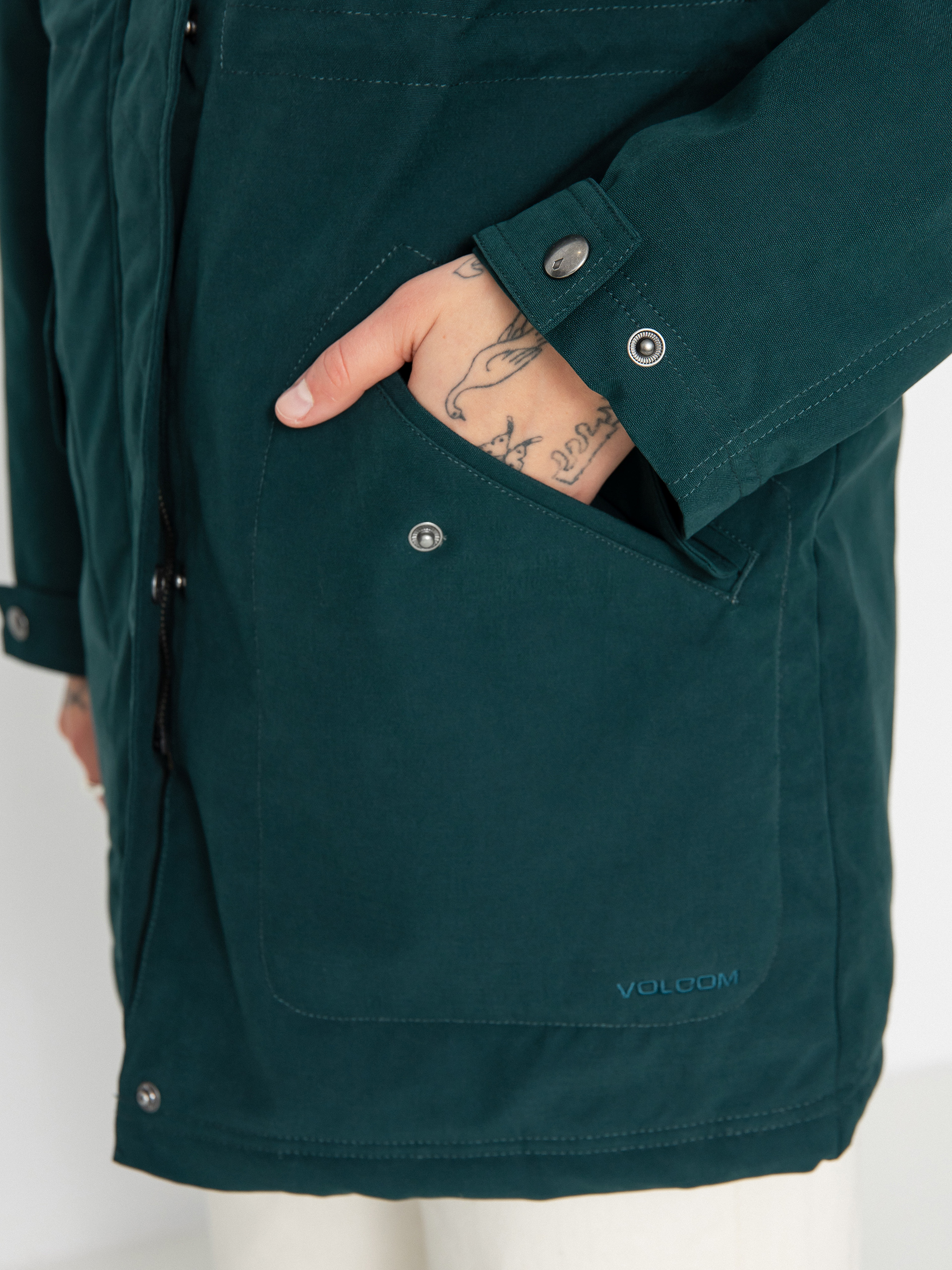 Volcom Less Is More 5K Parka Dzseki Wmn (ponderosa pine)