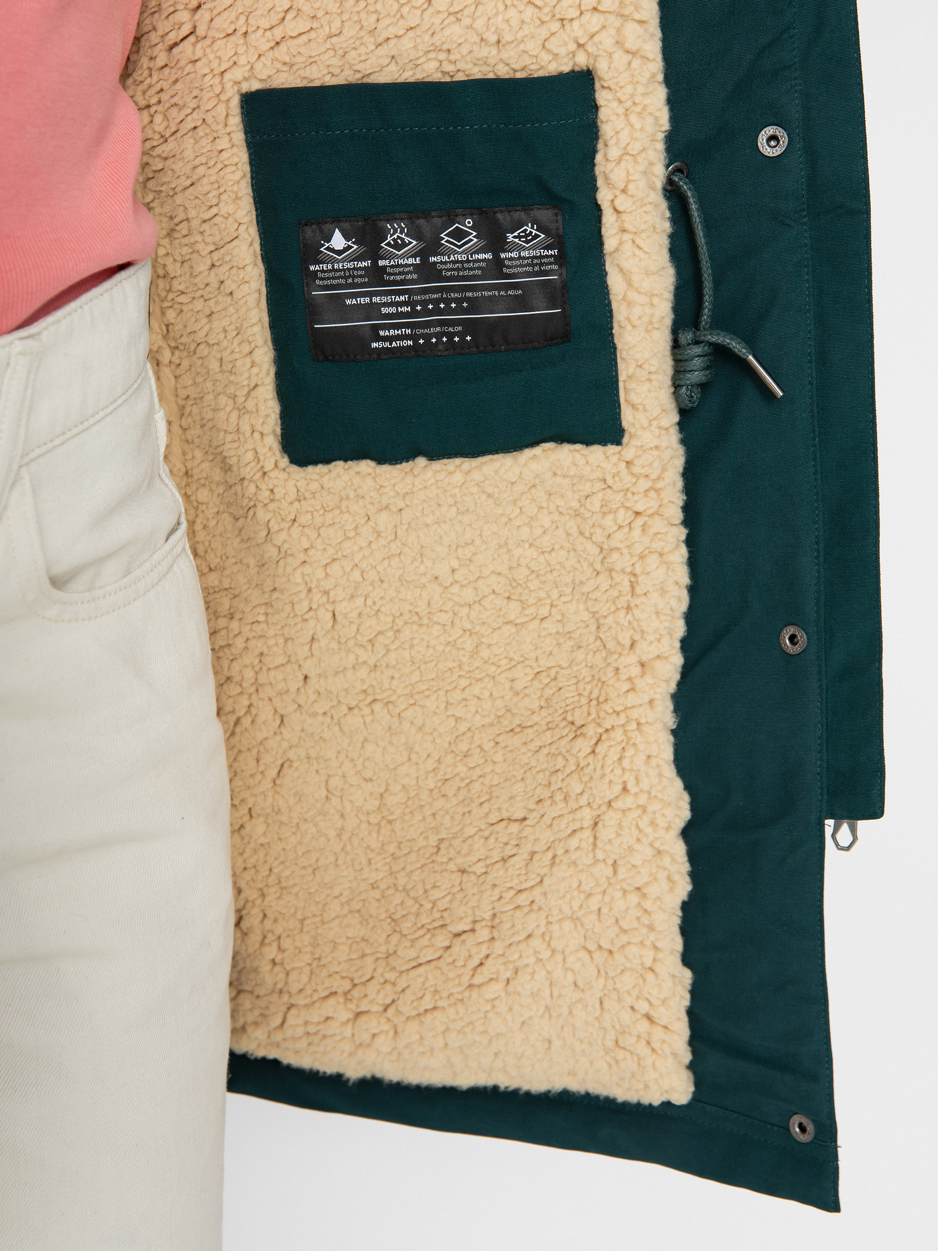 Volcom Less Is More 5K Parka Dzseki Wmn (ponderosa pine)