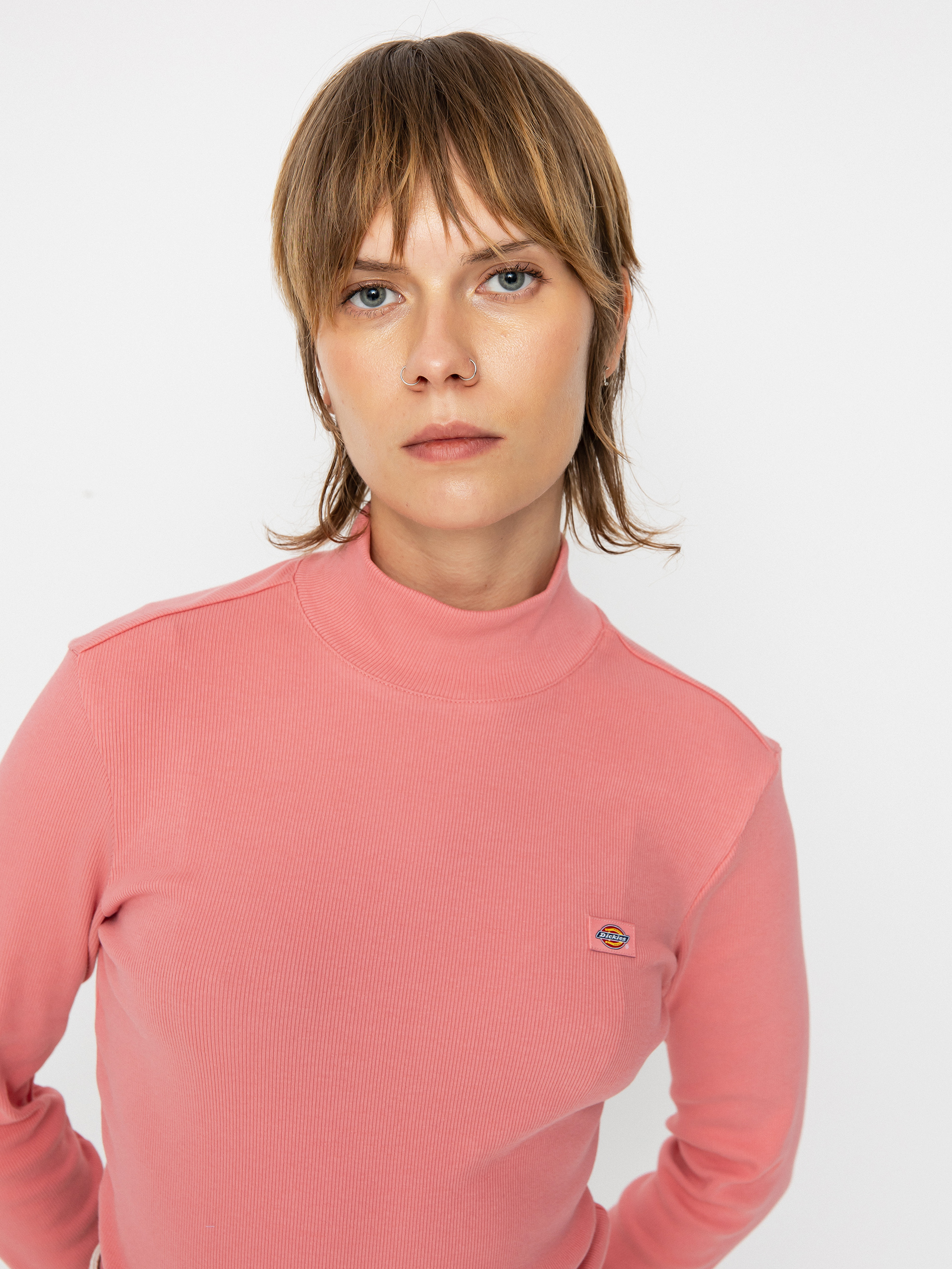 Dickies Marysville Hosszú ujjú felső Wmn (flamingo plume)