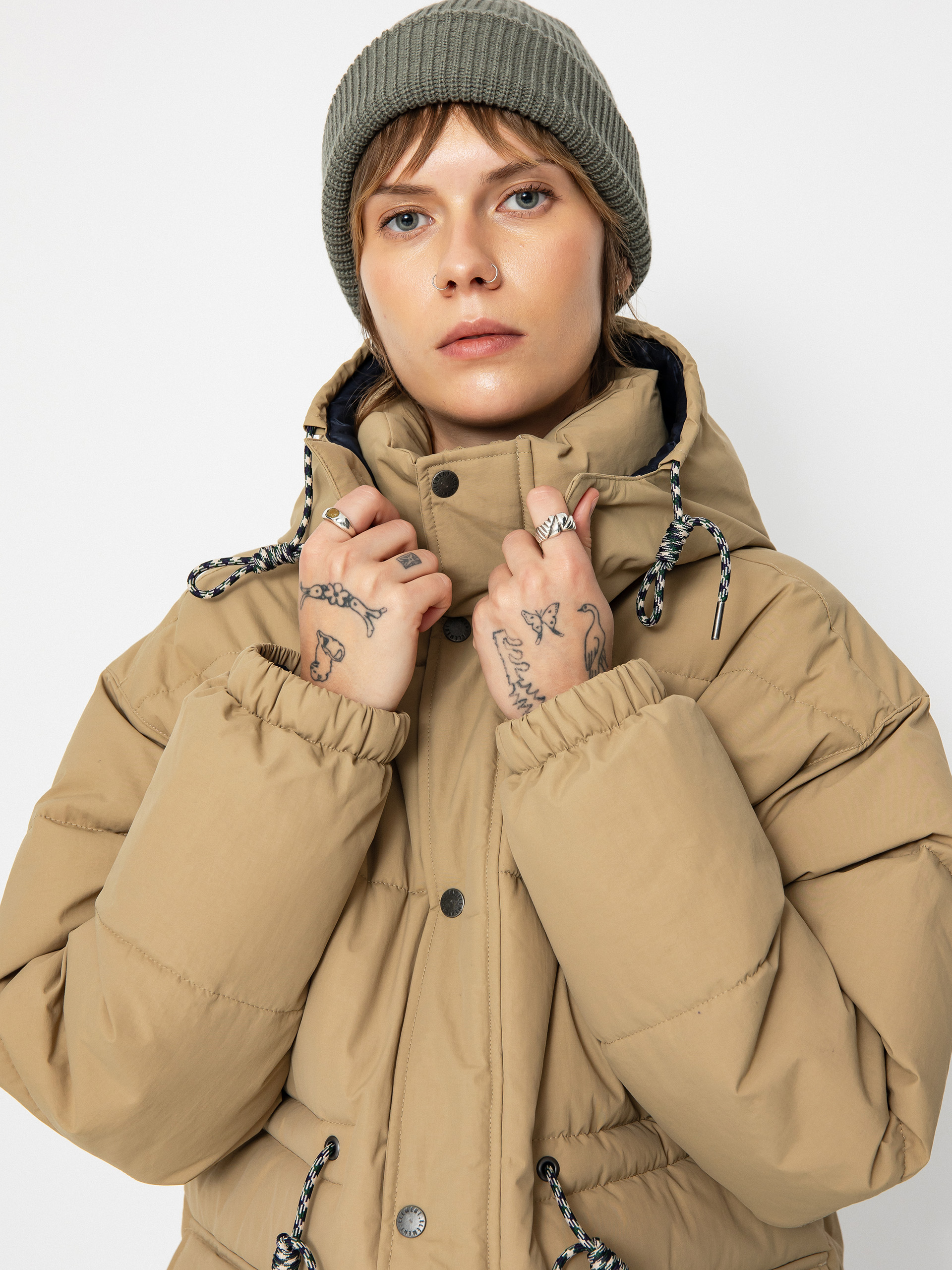 Element Big Trekka Dzseki Wmn (khaki)