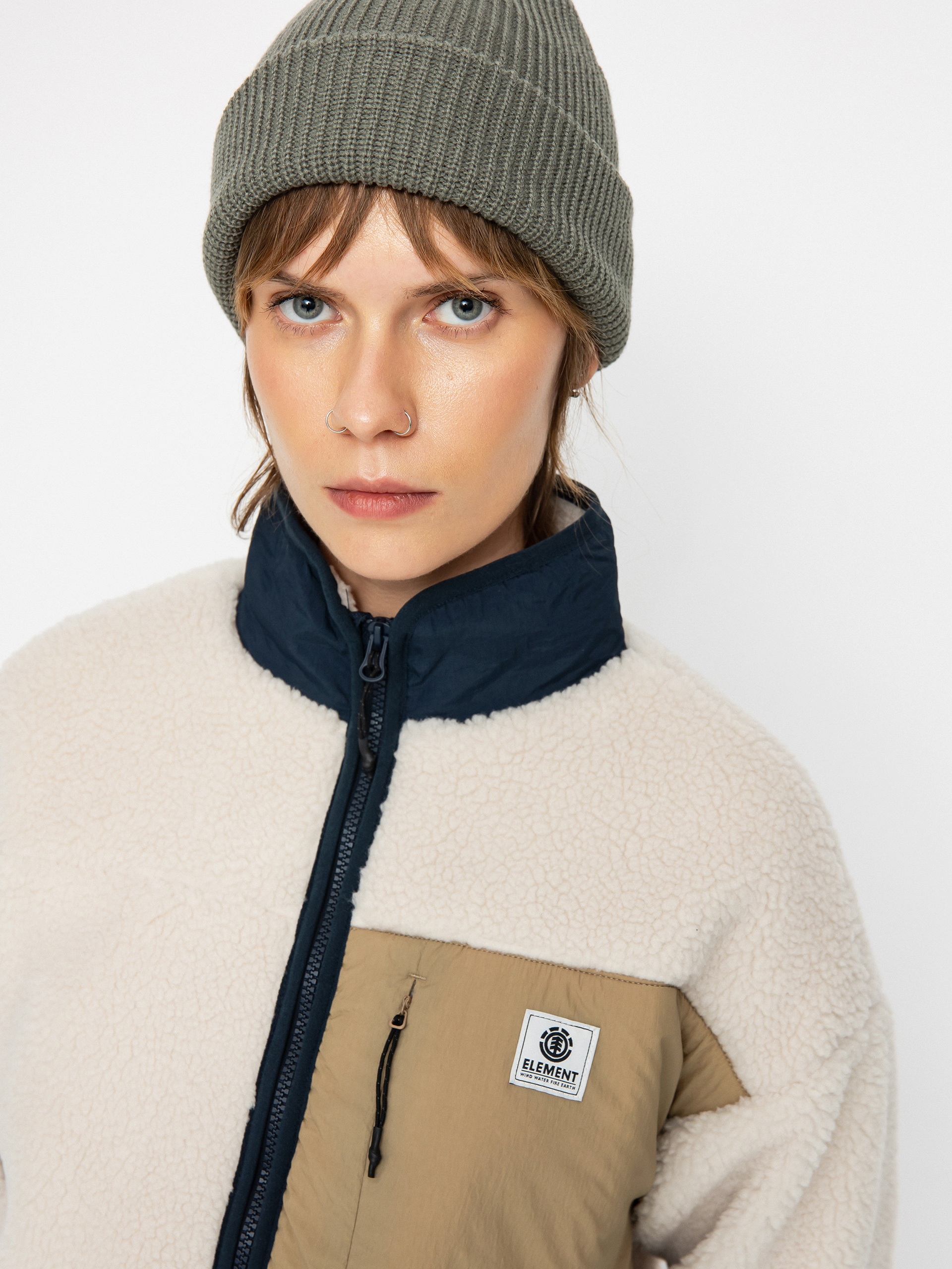 Element Oak Sherpa Dzseki Wmn (egret)