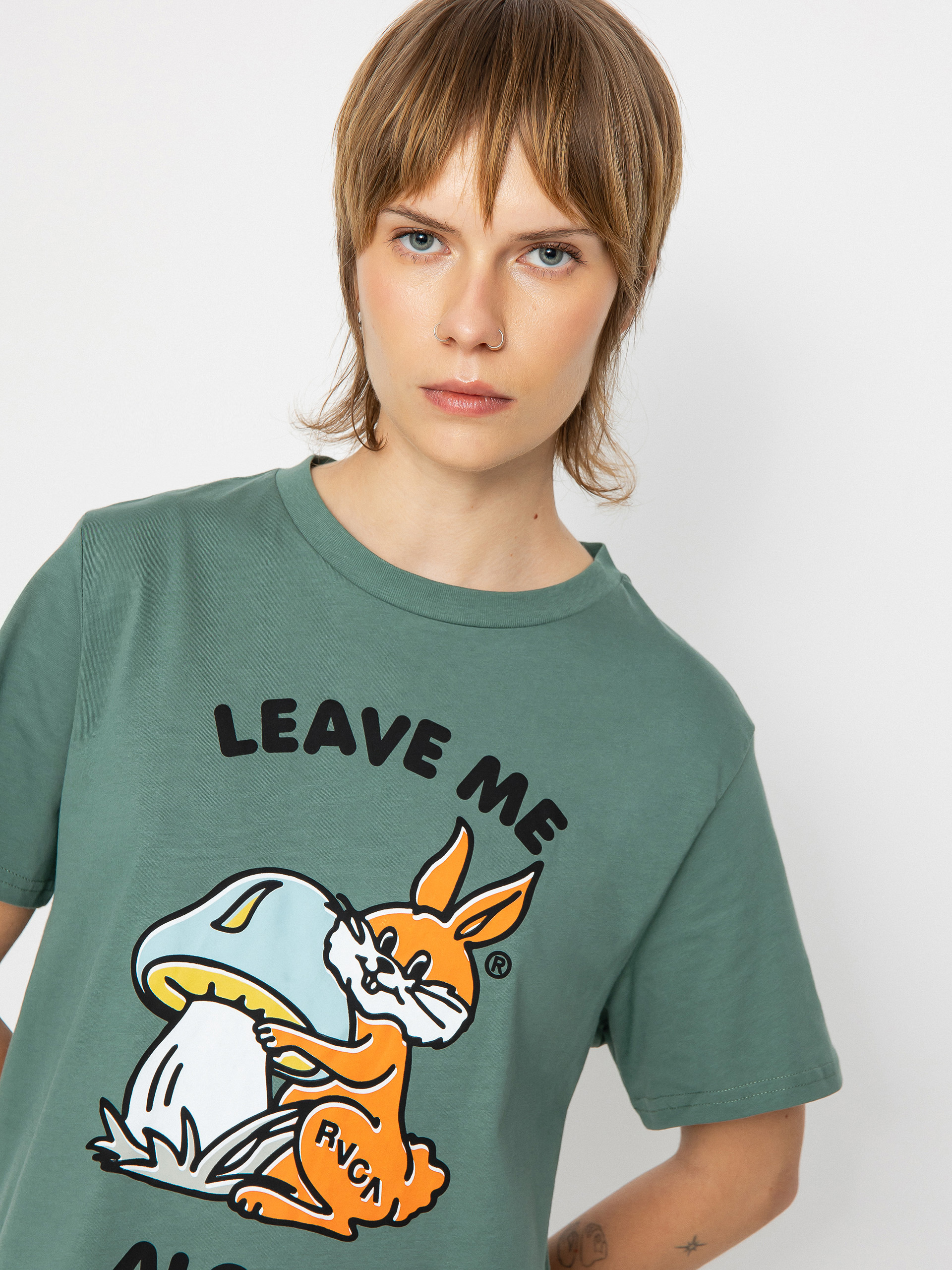 RVCA Cottontale póló (dark forest)