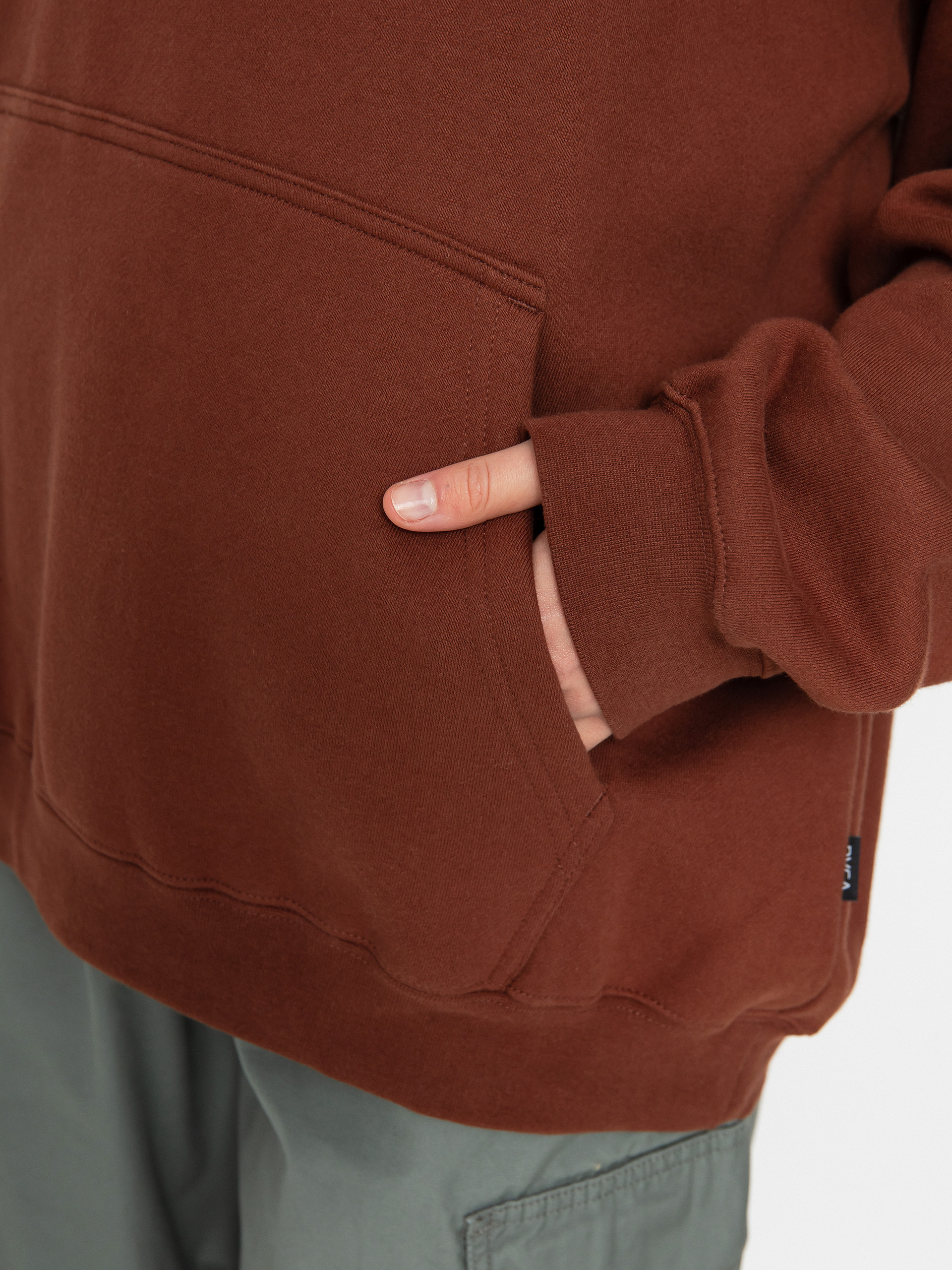 RVCA Leave Behind Pulóver Wmn (cappuccino)