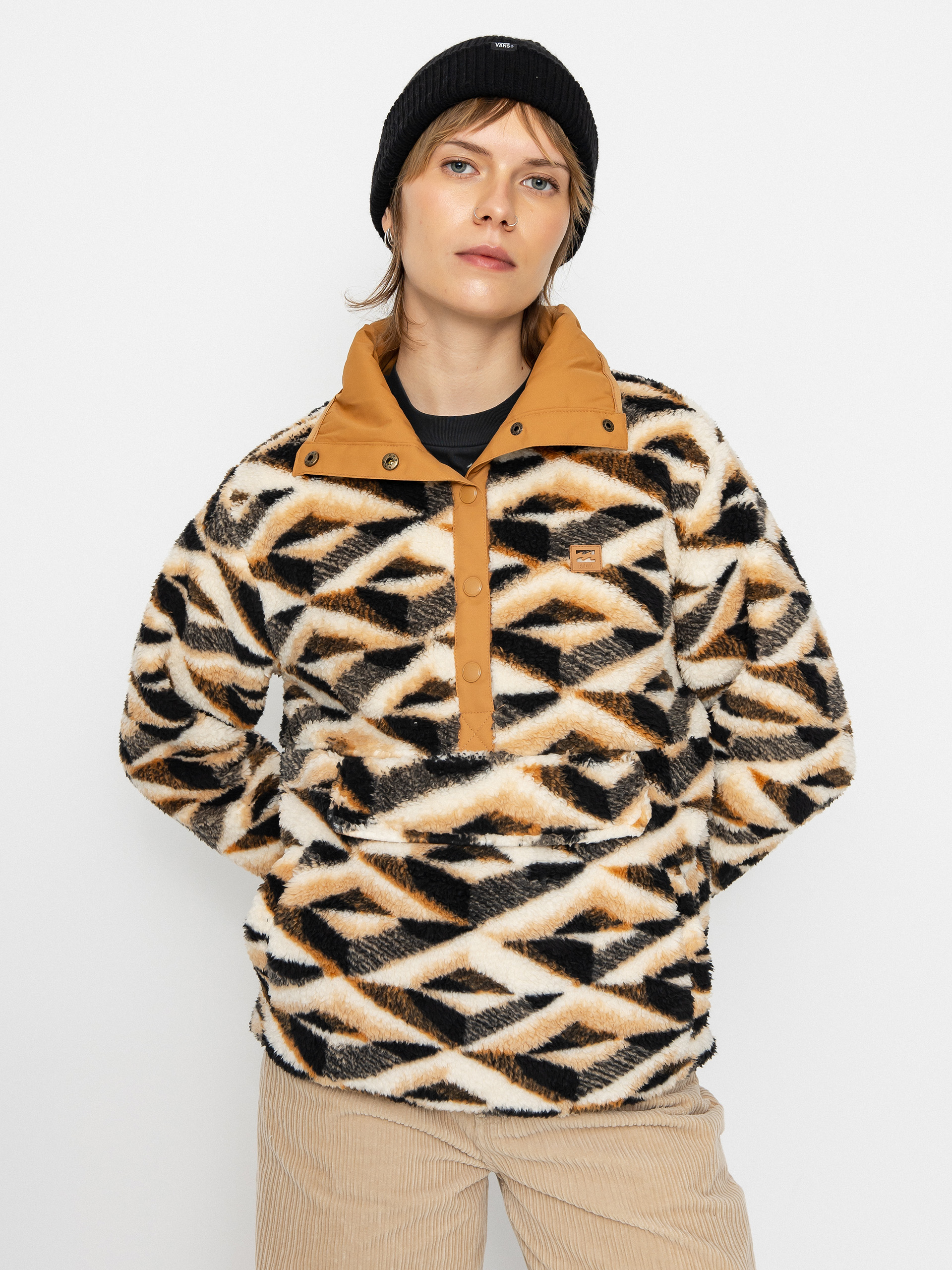 Női Billabong Switchback Pullover Polár pulóver (caramel)