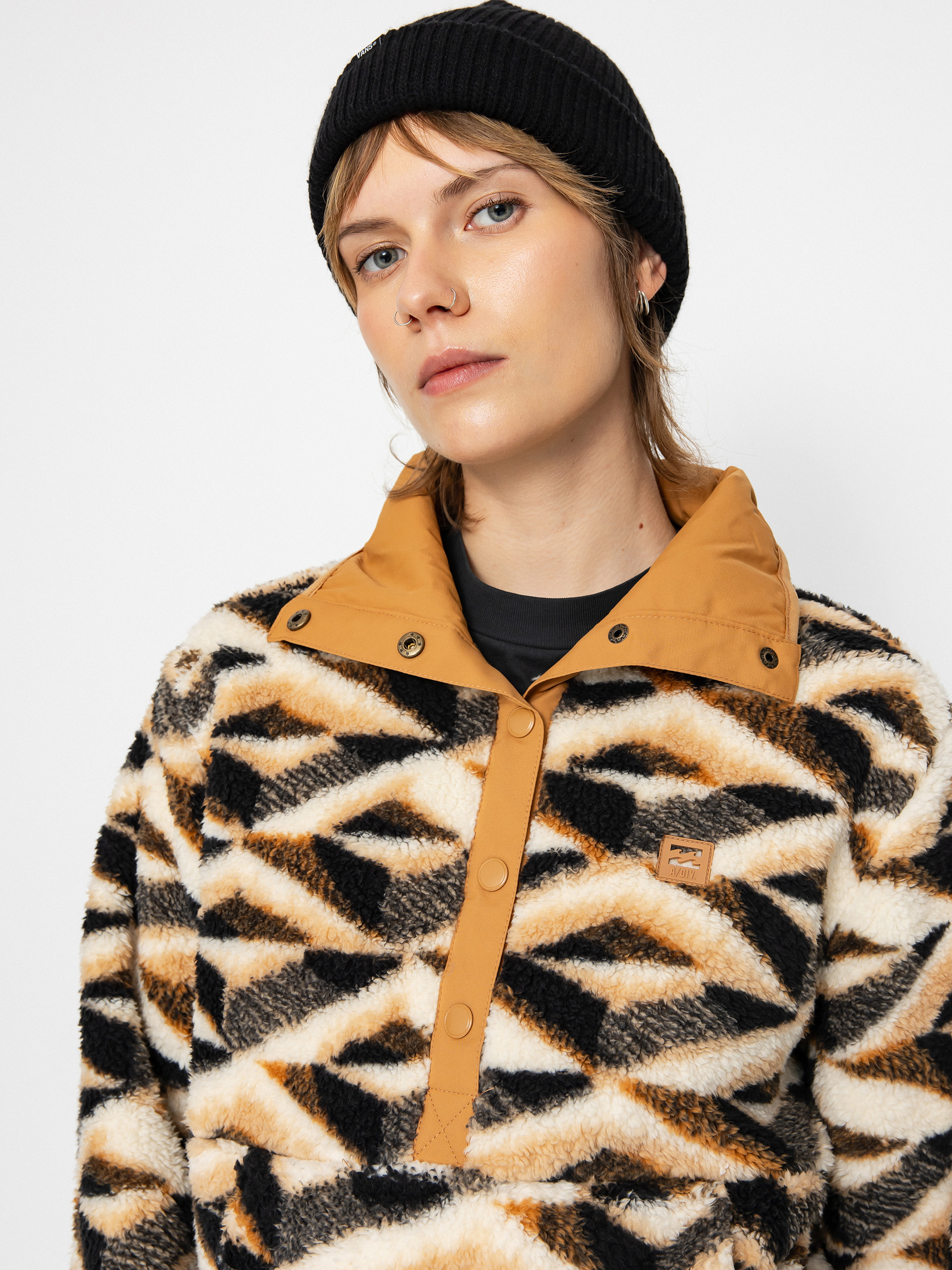 Női Billabong Switchback Pullover Polár pulóver (caramel)