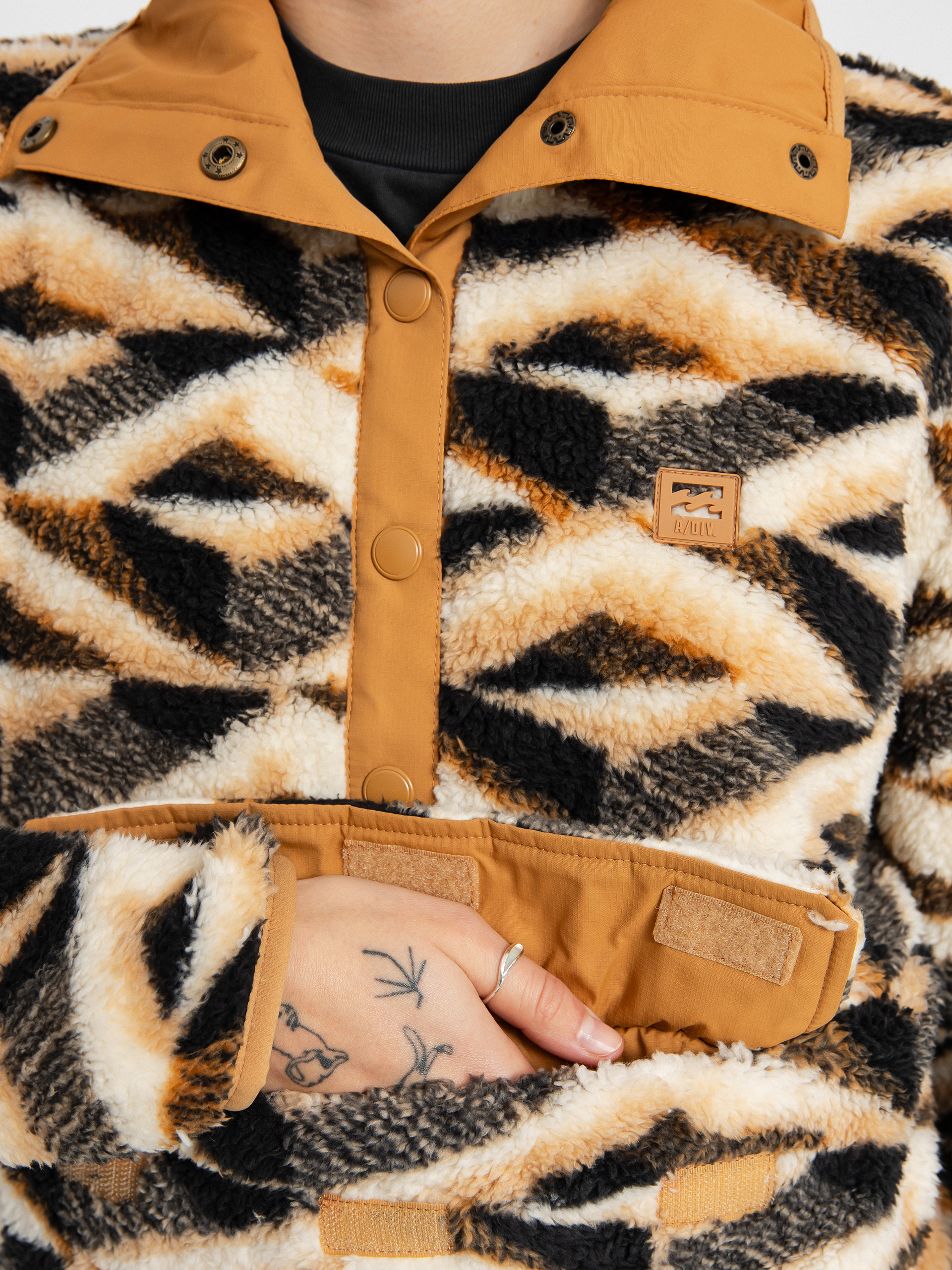 Női Billabong Switchback Pullover Polár pulóver (caramel)