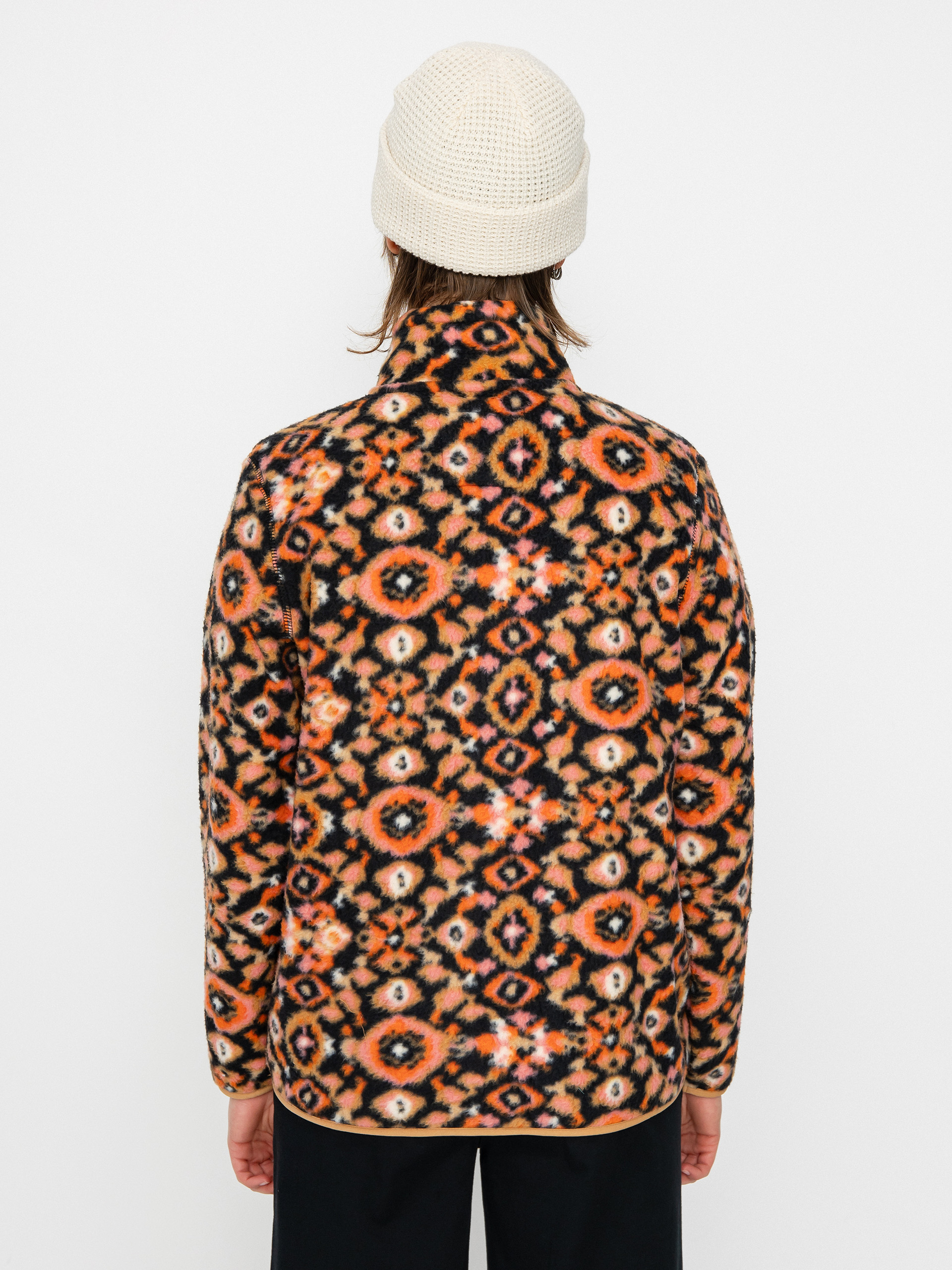 Női Billabong Boundary Mock 3 Polár pulóver (papaya)