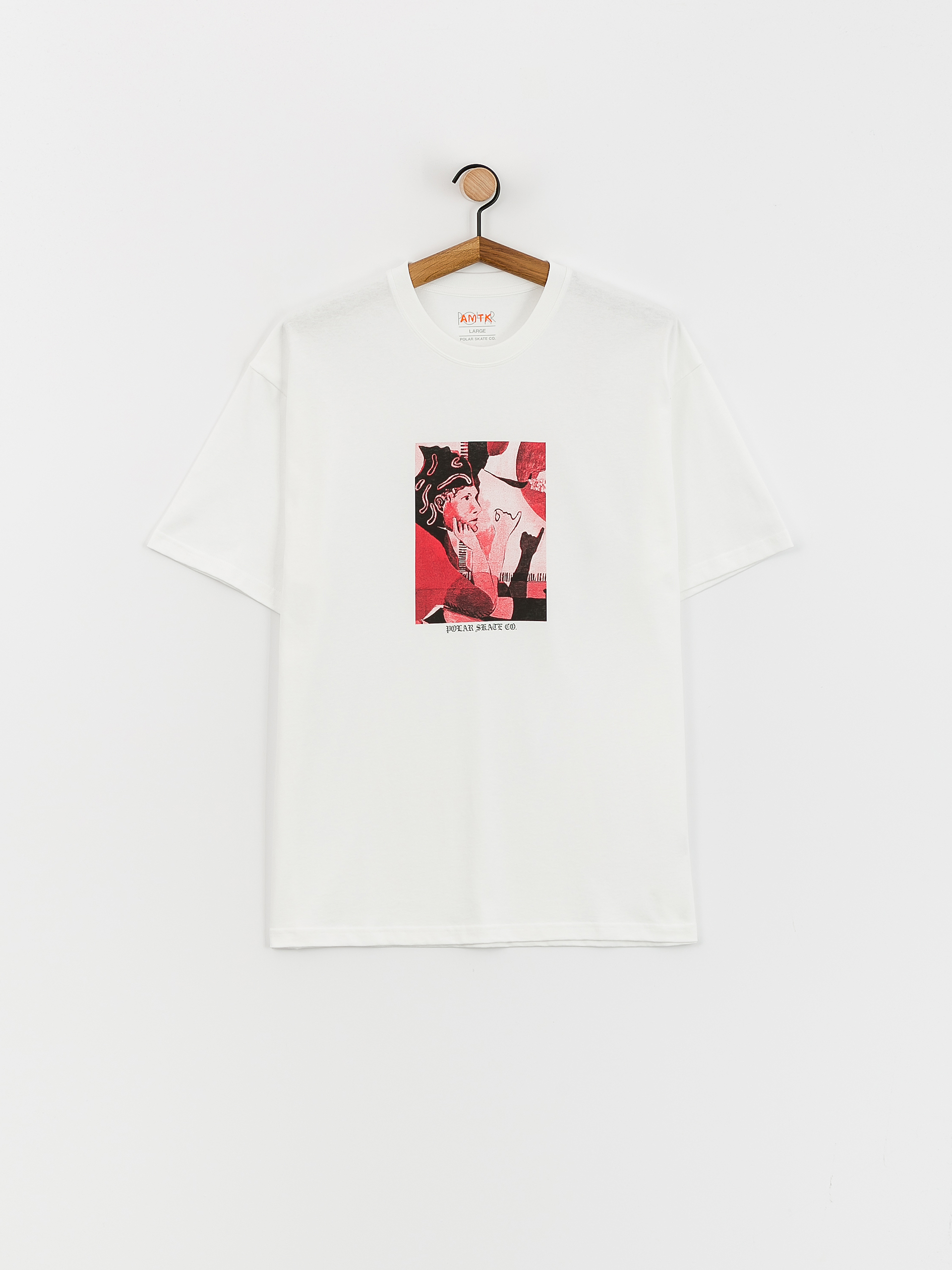 Polar Skate Contact Póló (white)