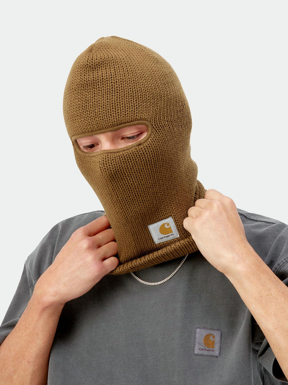 Carhartt WIP Kominiarka Storm Mask  (hamilton brown)