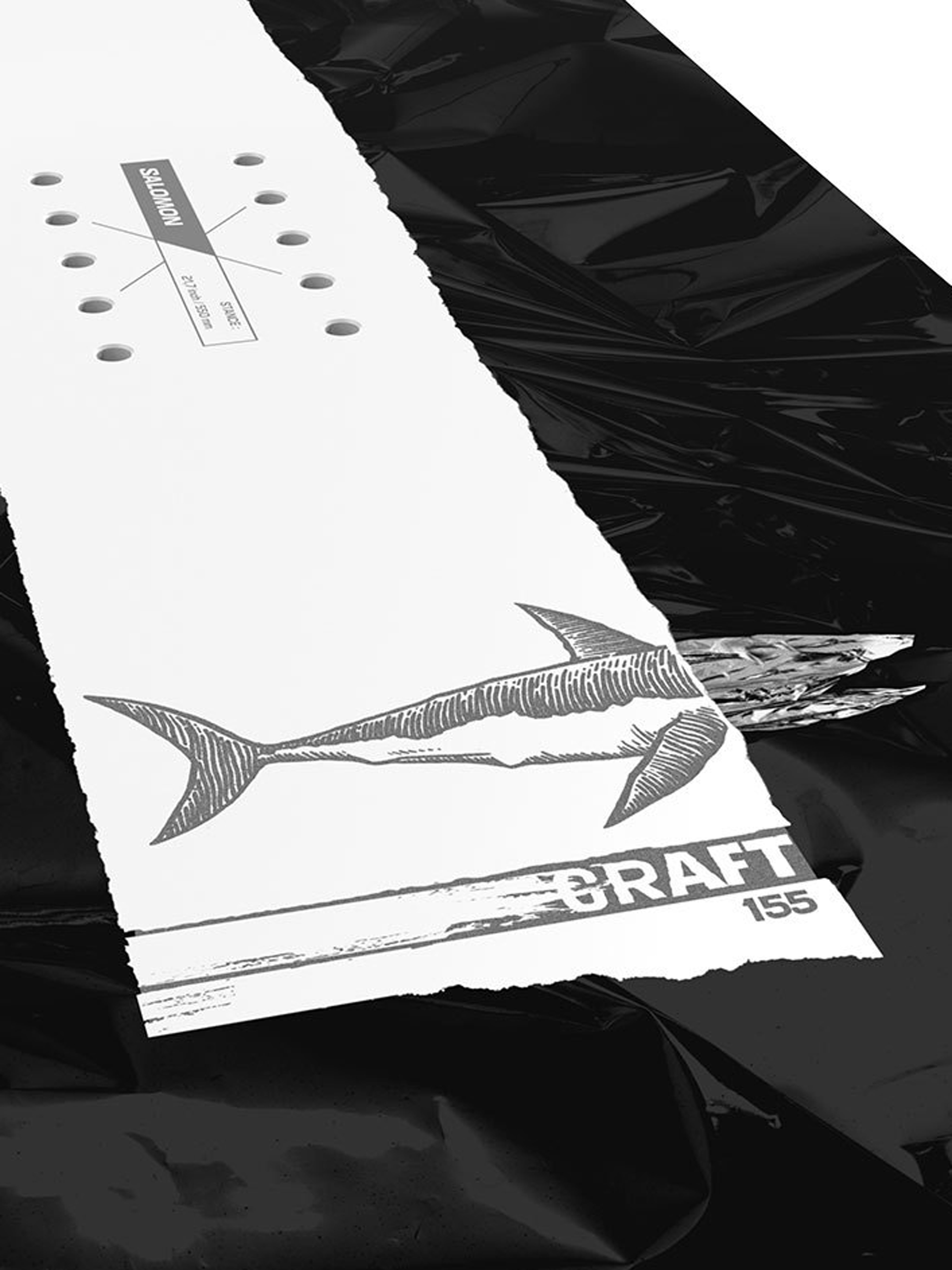 Férfi Salomon Craft Snowboard (black/white)