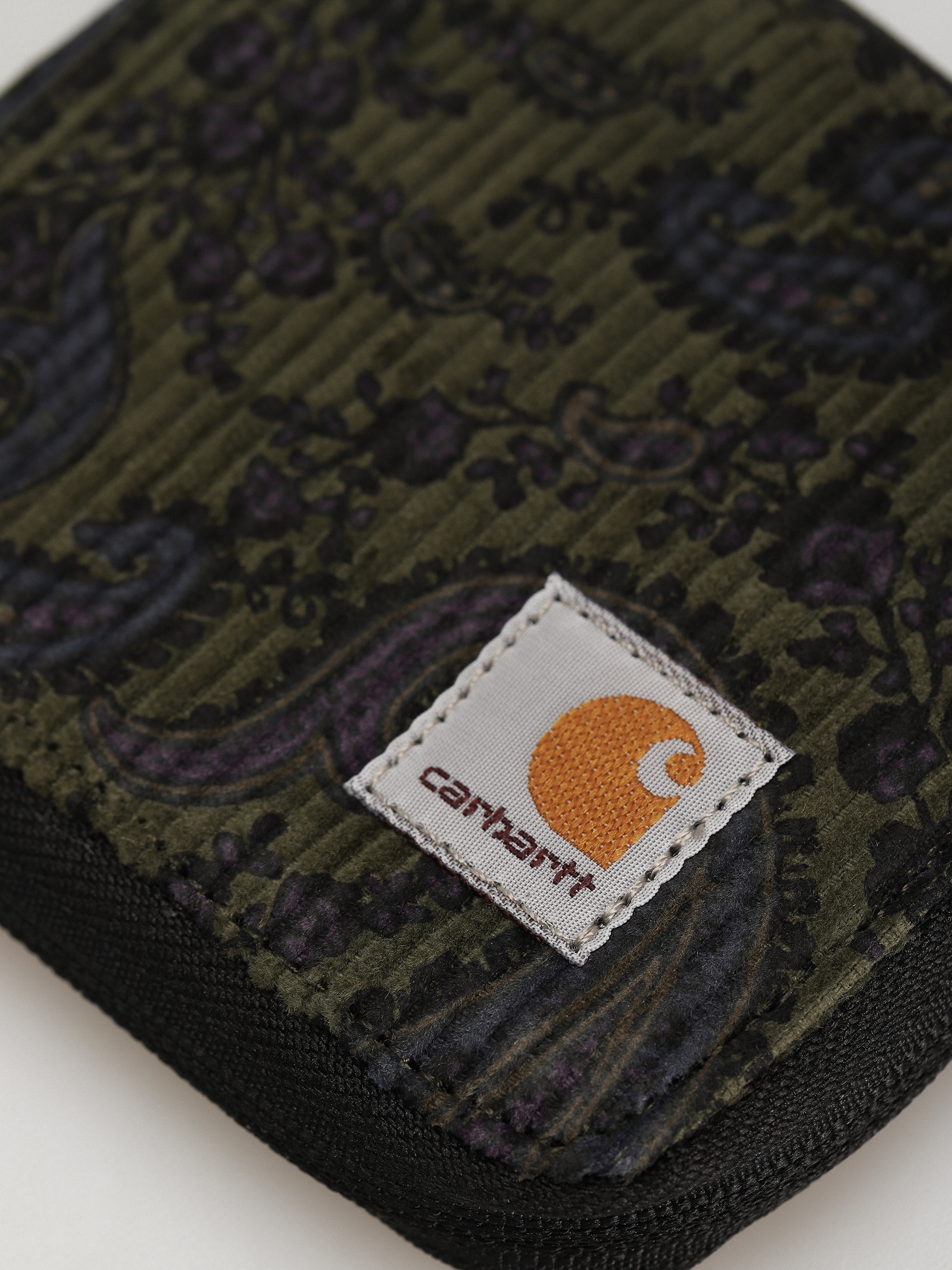 Carhartt WIP Flint Zip Wallet Pénztárca (paisley print plant)