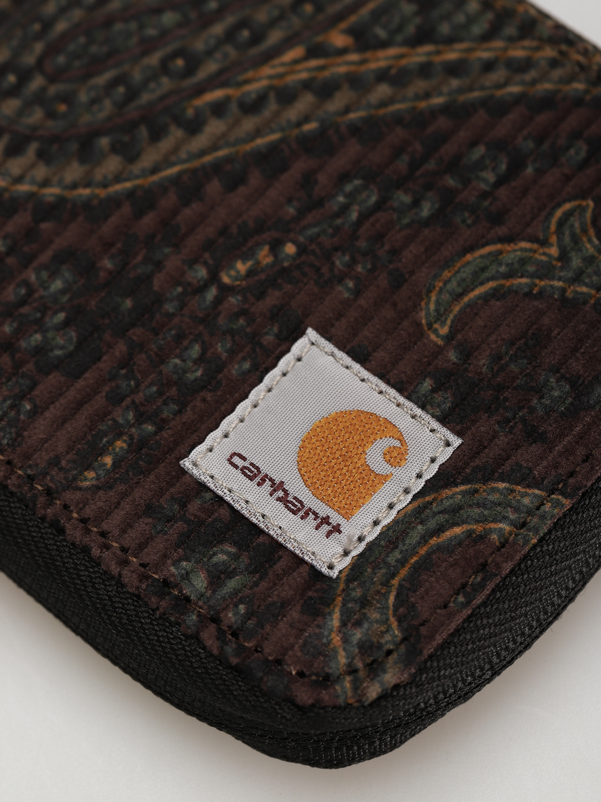 Carhartt WIP Flint Zip Wallet Pénztárca (paisley print buckeye)