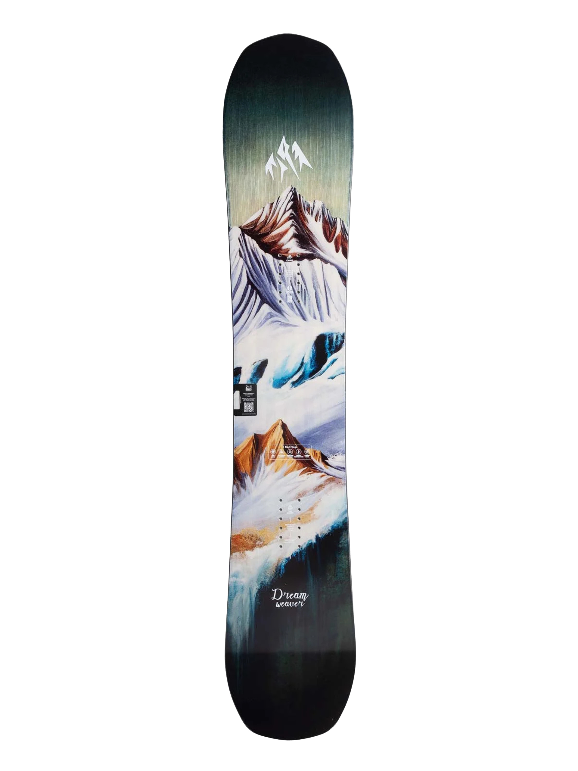Női Jones Snowboards Dream Weaver Snowboard (white/mint)