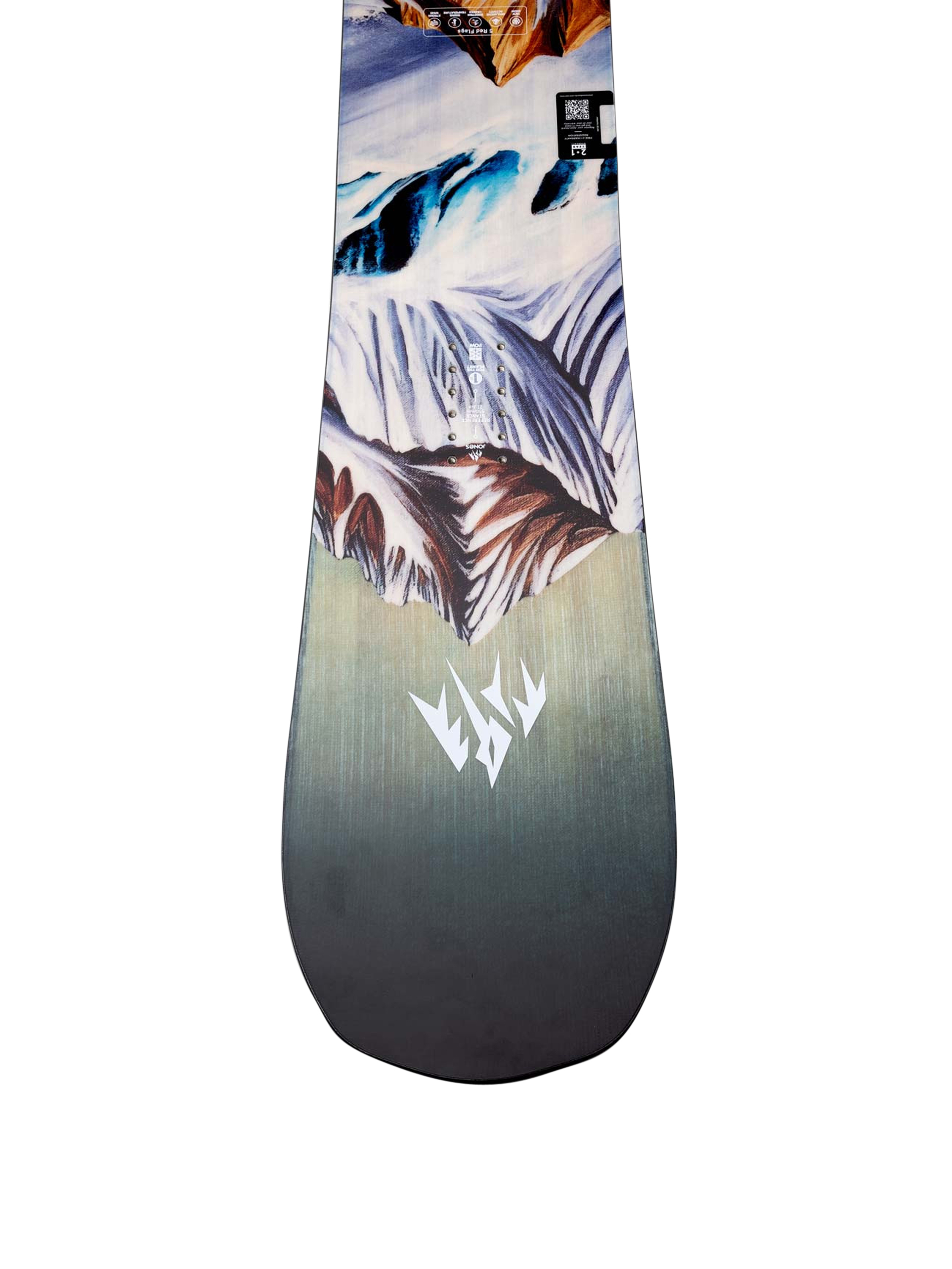 Női Jones Snowboards Dream Weaver Snowboard (mint/white)