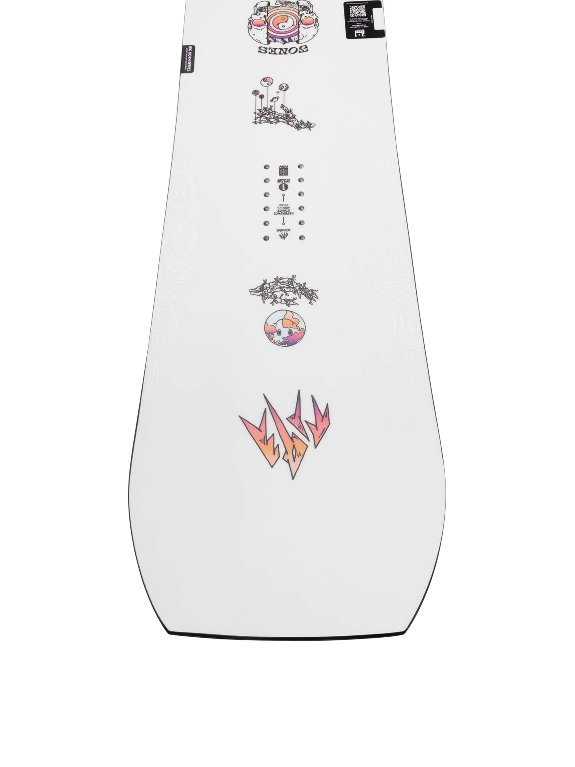 Férfi Jones Snowboards Tweaker Snowboard (black/white)