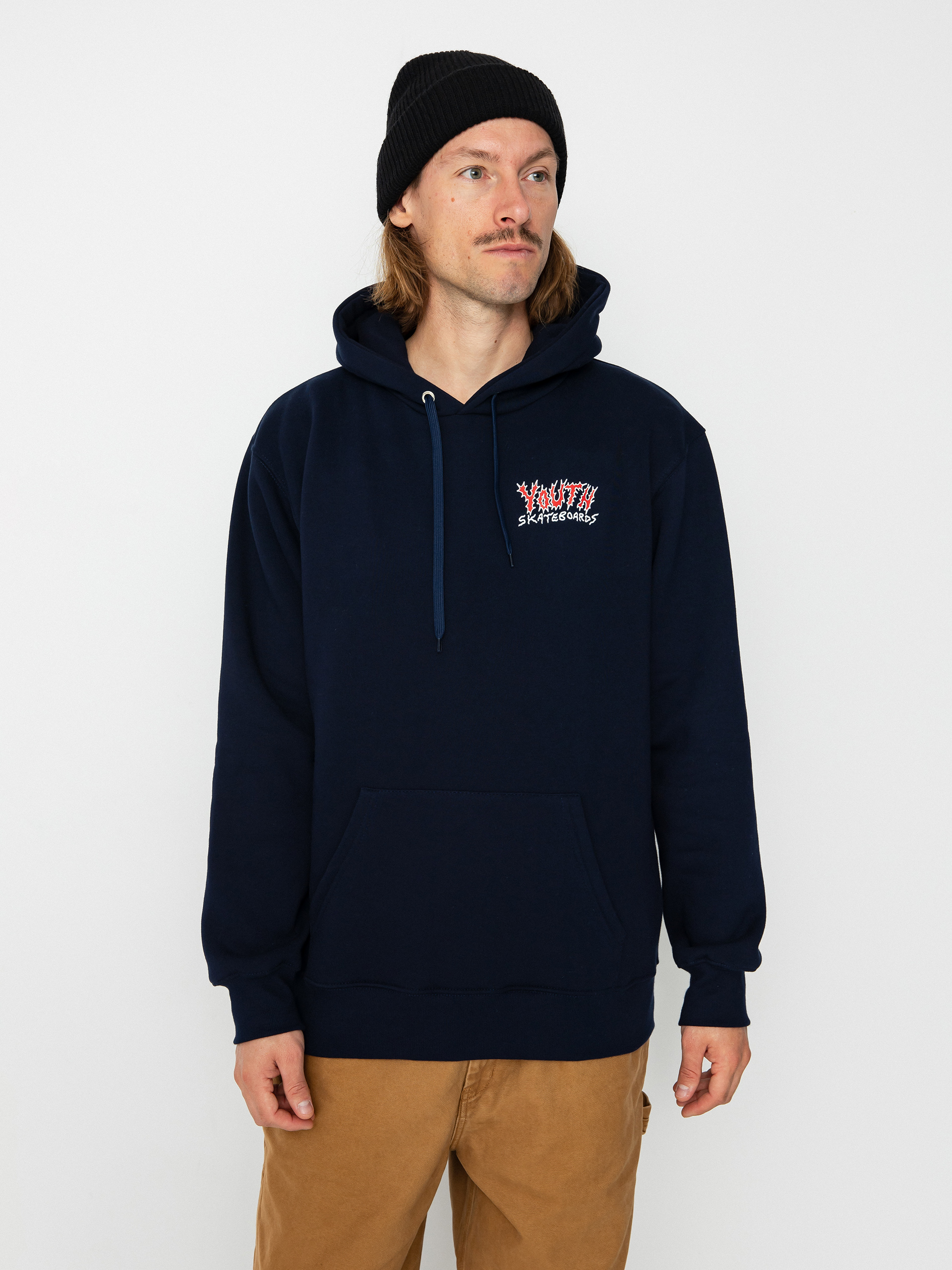 Youth Skateboards Bummers Logo HD Kapucnis pulóver (navy)