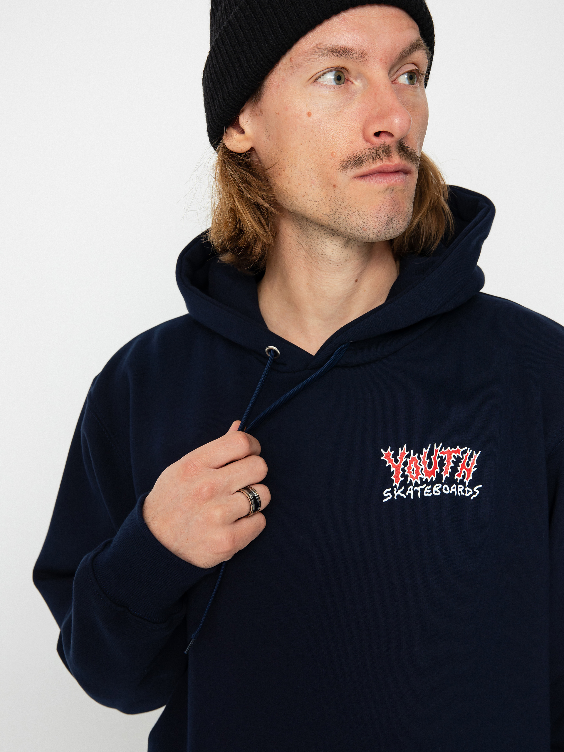 Youth Skateboards Bummers Logo HD Kapucnis pulóver (navy)