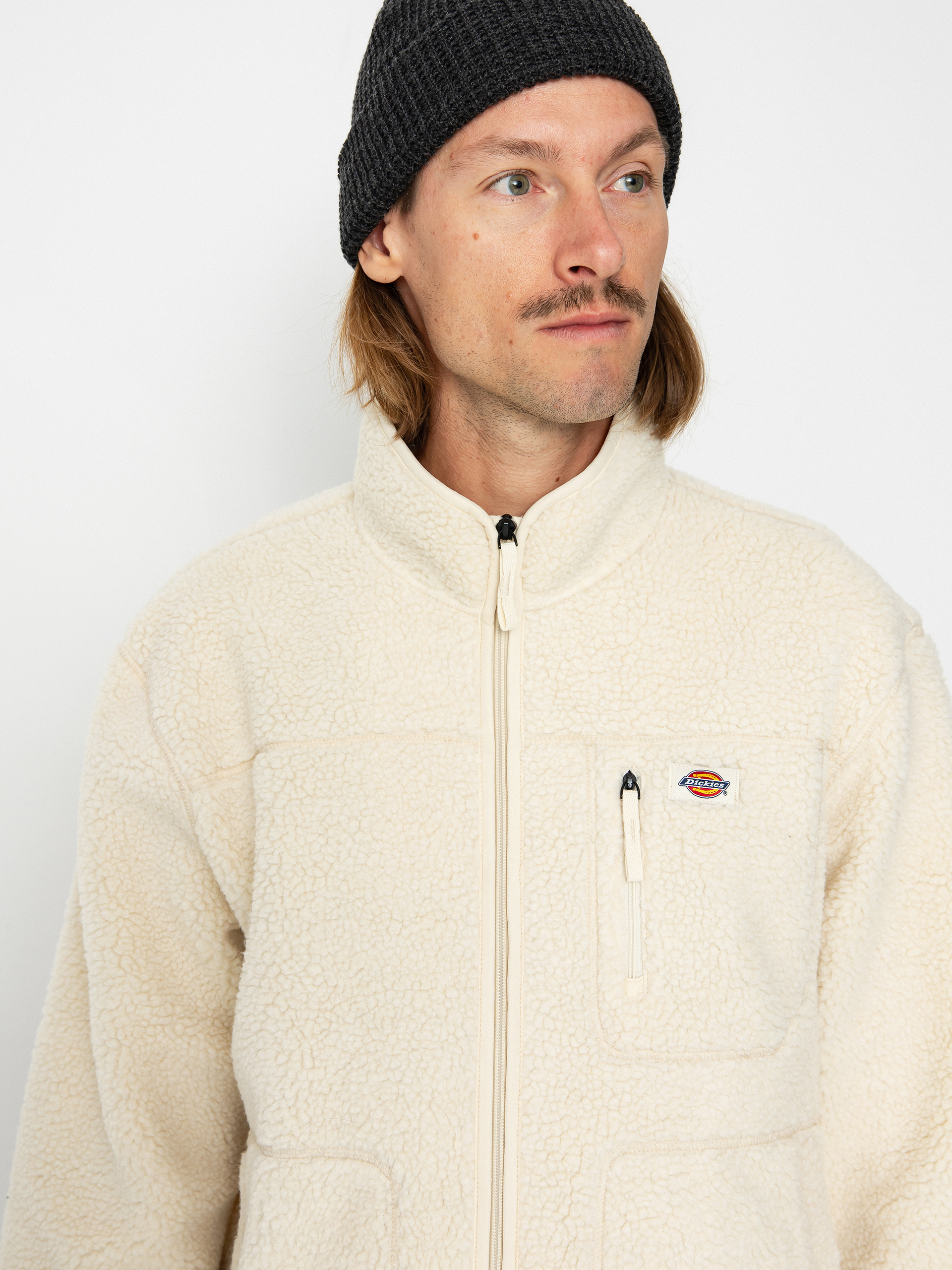 Férfi Dickies Mount Hope Polár pulóver (whitecap gray)