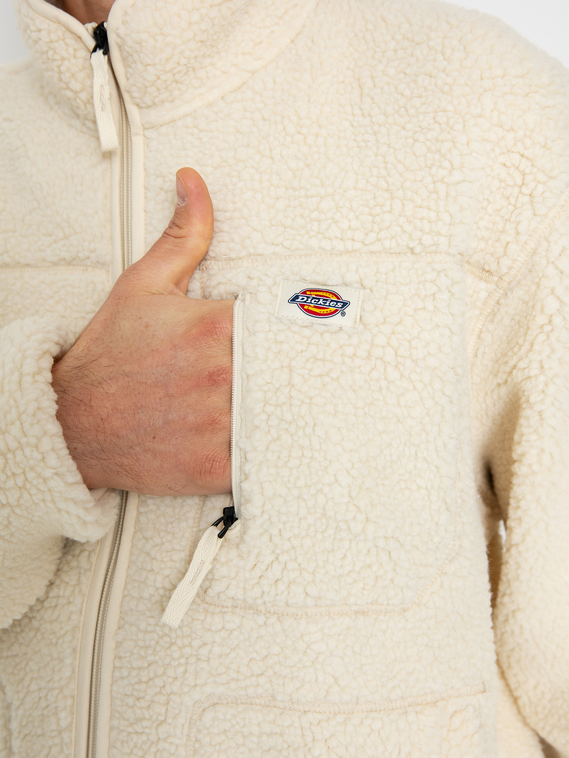 Férfi Dickies Mount Hope Polár pulóver (whitecap gray)