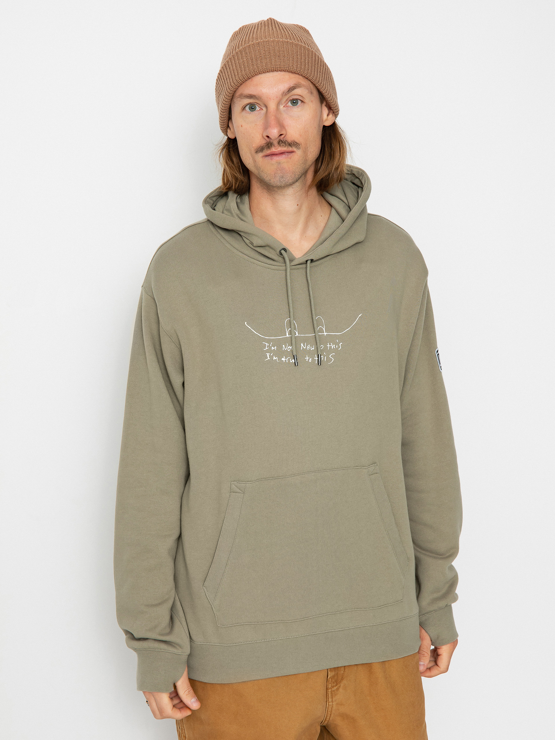 Férfi Volcom D.I. HD Thermo pulóver (light military)