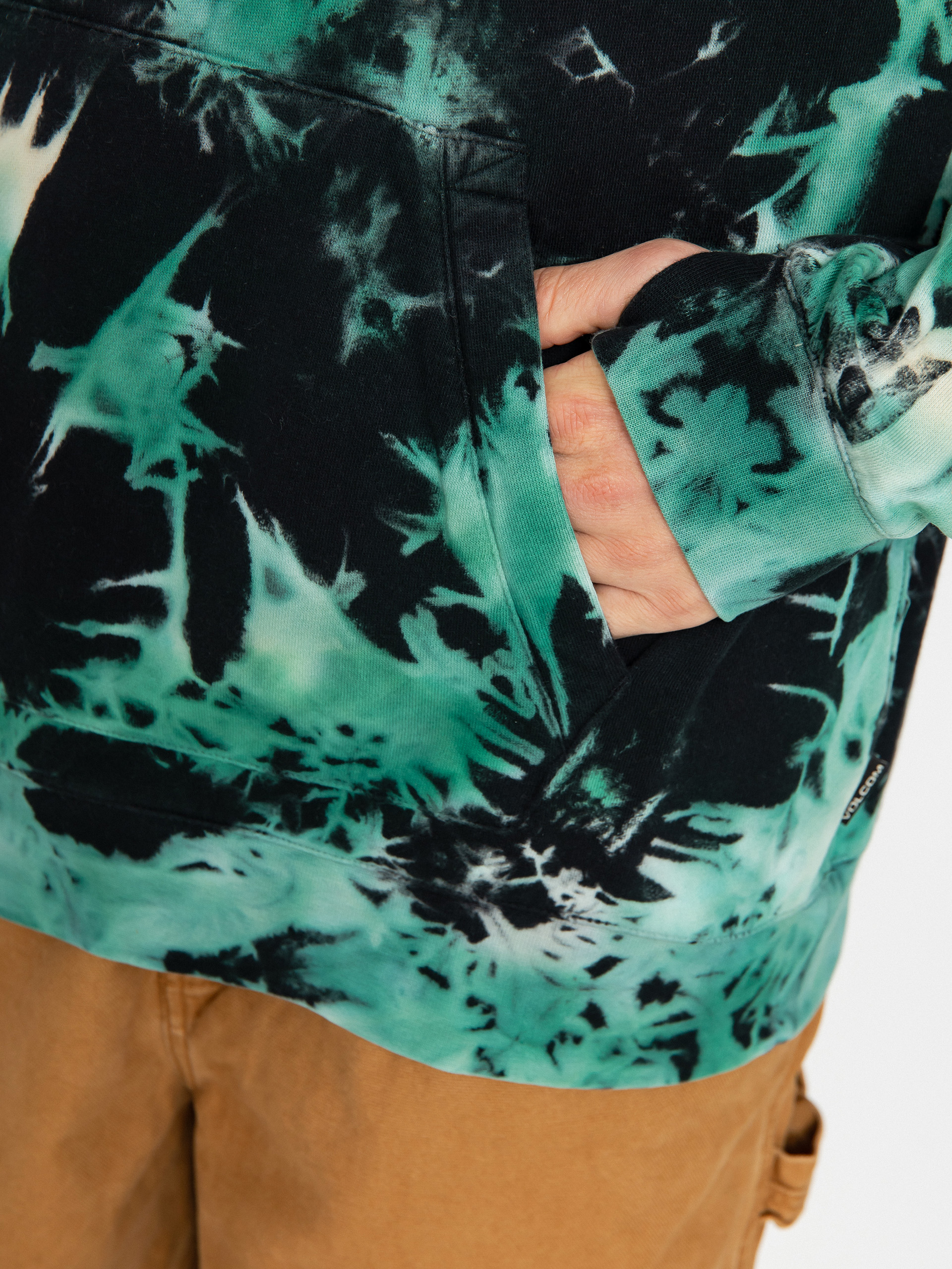 Férfi Volcom D.I. HD Thermo pulóver (spritz black)