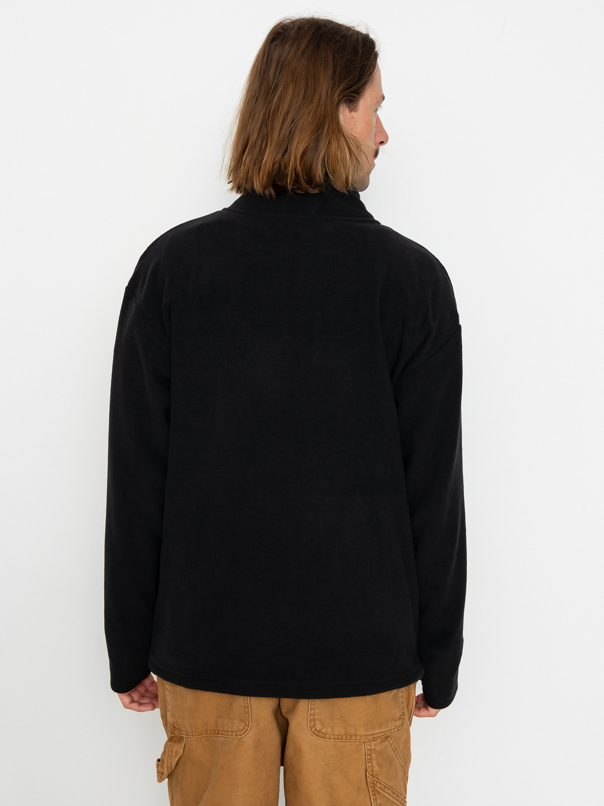 Férfi Volcom Polar Mock 1/2 Zip Thermo pulóver (black)