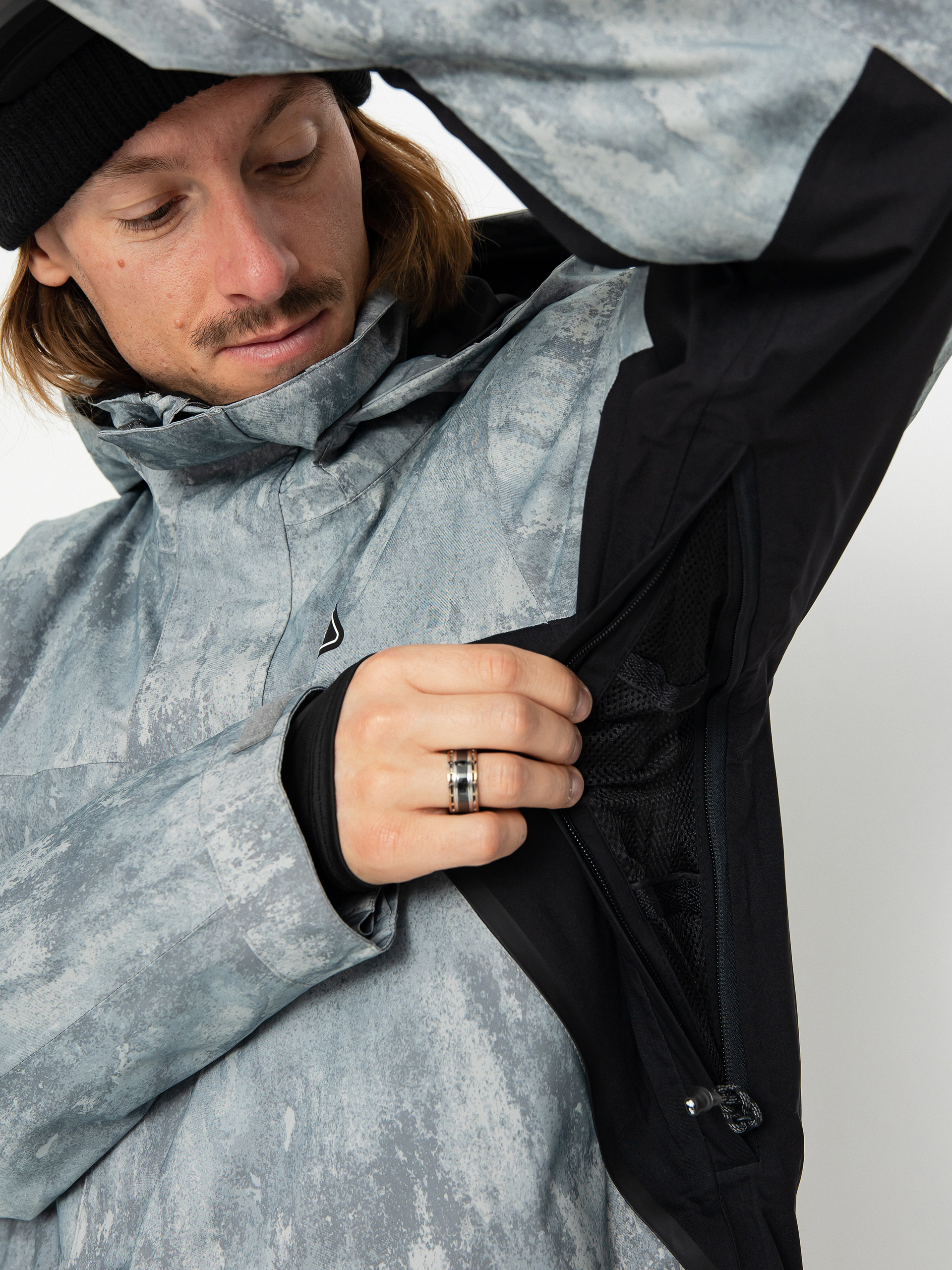 Férfi DC Command 45K Snowboard dzseki (grey stone)