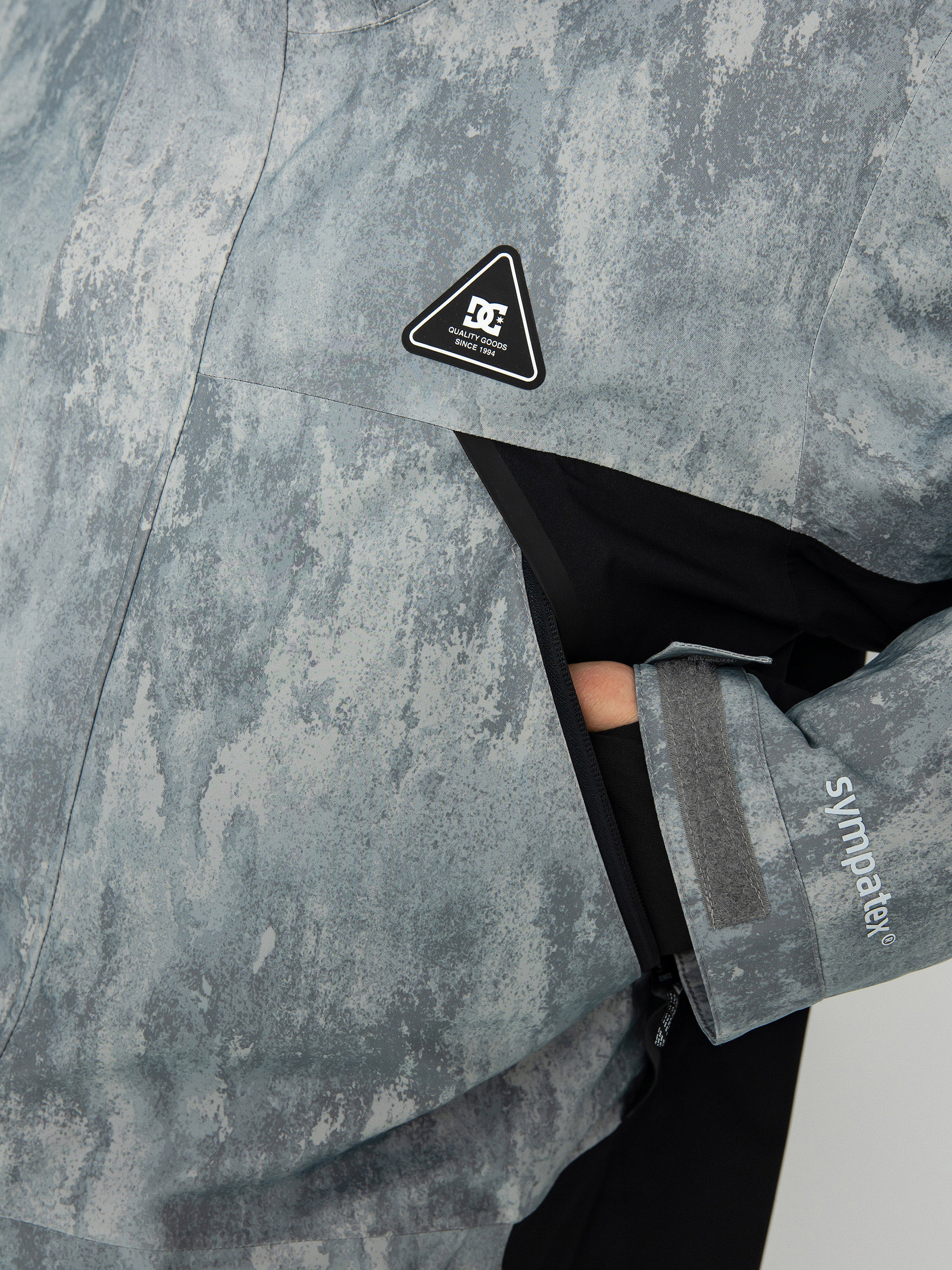 Férfi DC Command 45K Snowboard dzseki (grey stone)