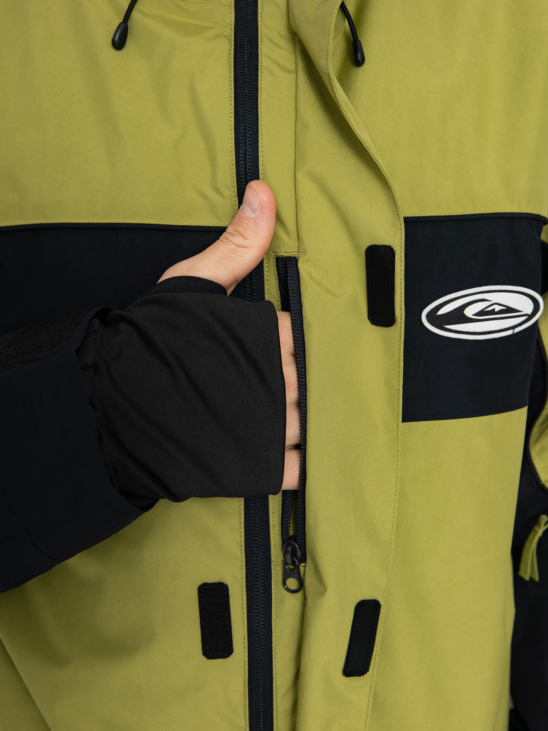 Férfi Quiksilver High Altitude Gore-Tex Snowboard dzseki (green olive)