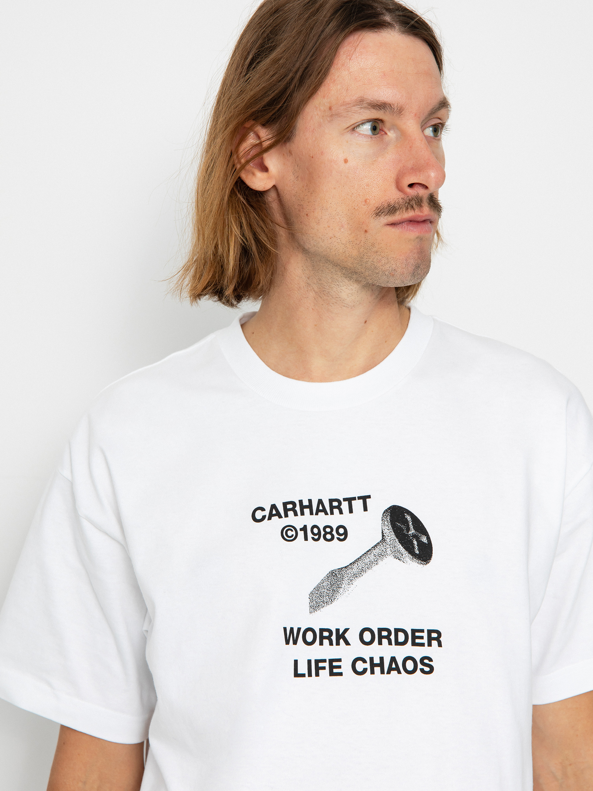 Carhartt WIP Strange Screw Póló (white)
