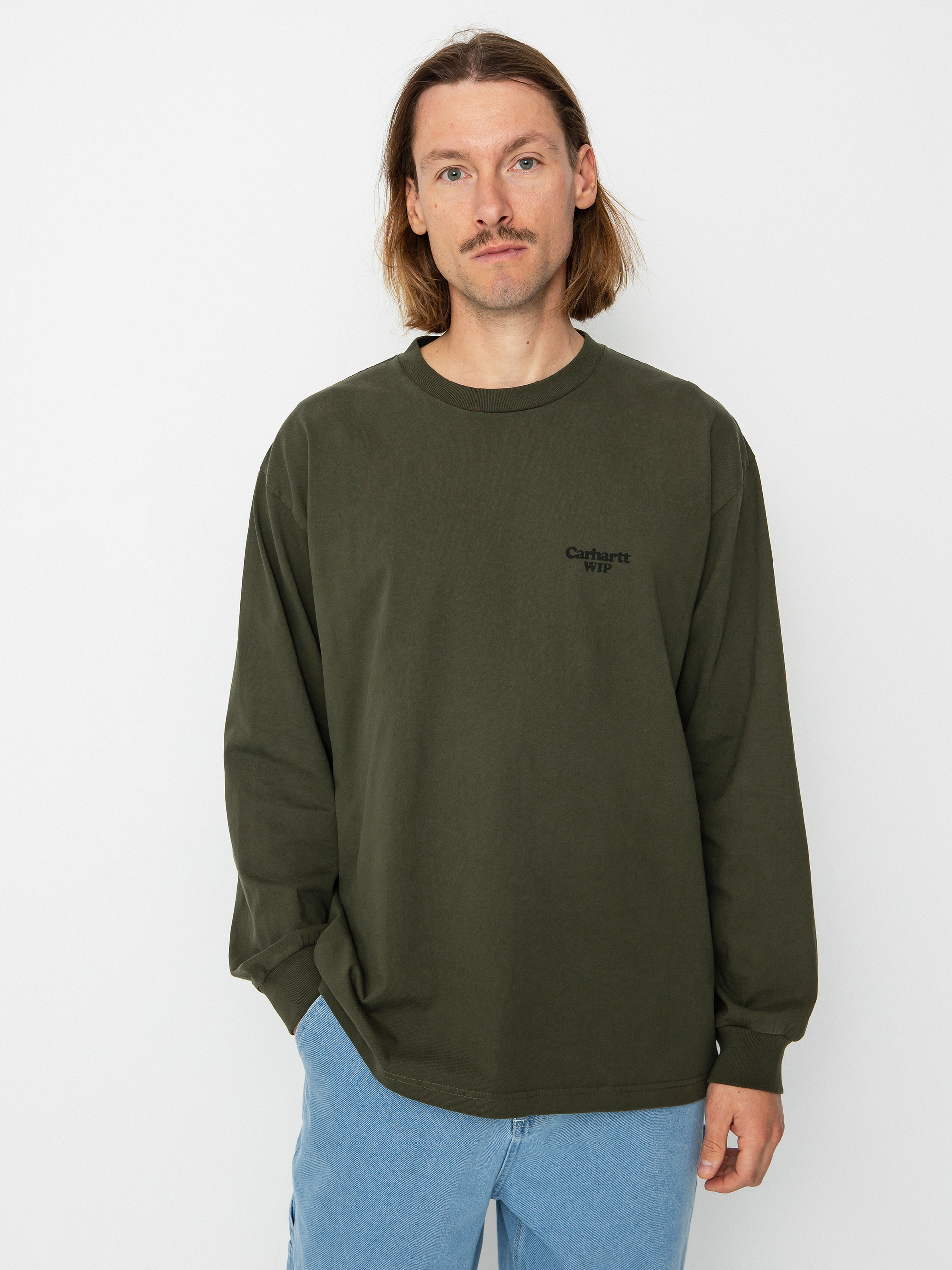 Carhartt WIP Paisley Hosszú ujjú felső (plant/black)