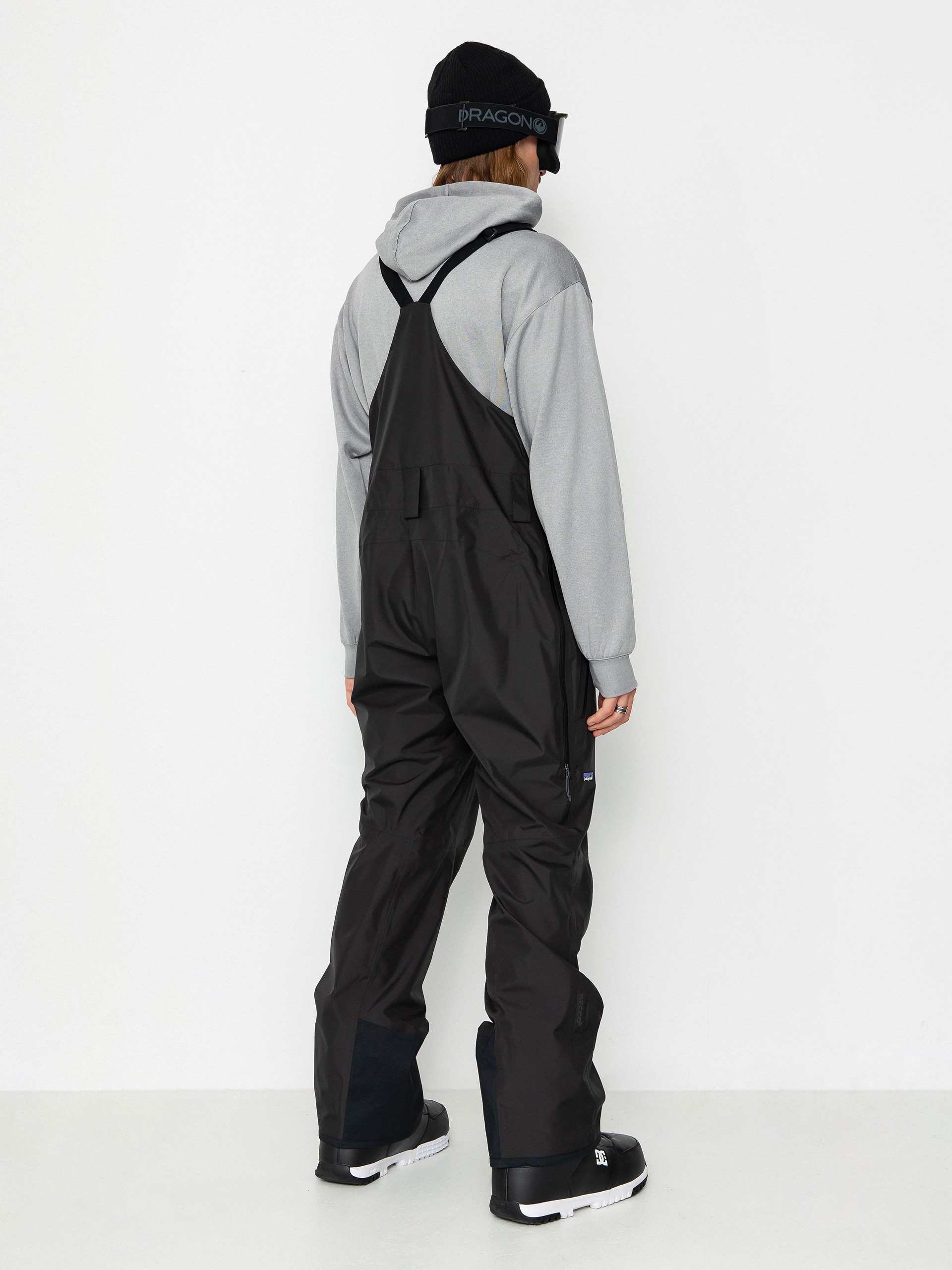 Férfi Patagonia Powder Town Bibs Snowboard nadrág (black)