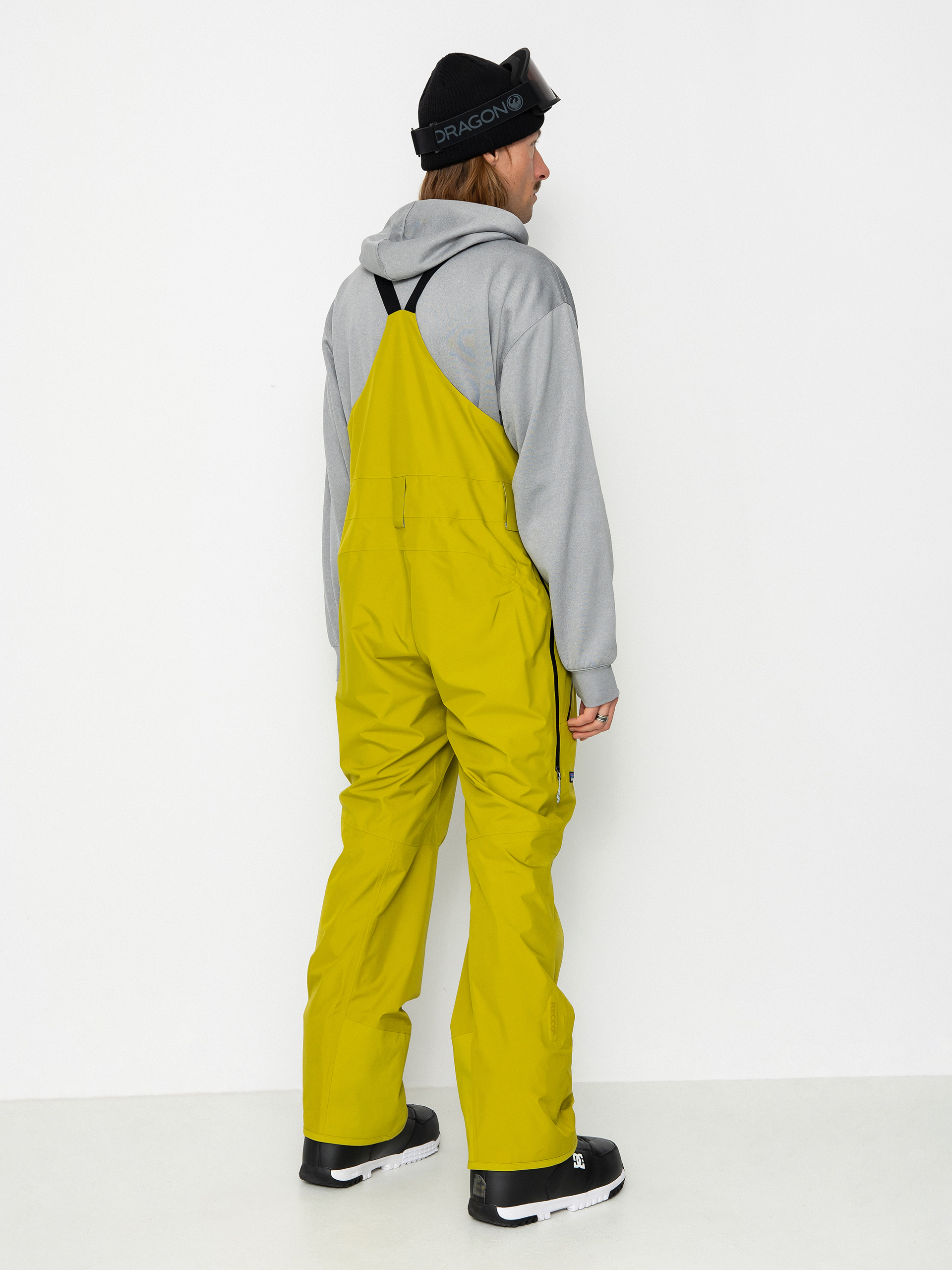 Férfi Patagonia Powder Town Bibs Snowboard nadrág (shrub green)