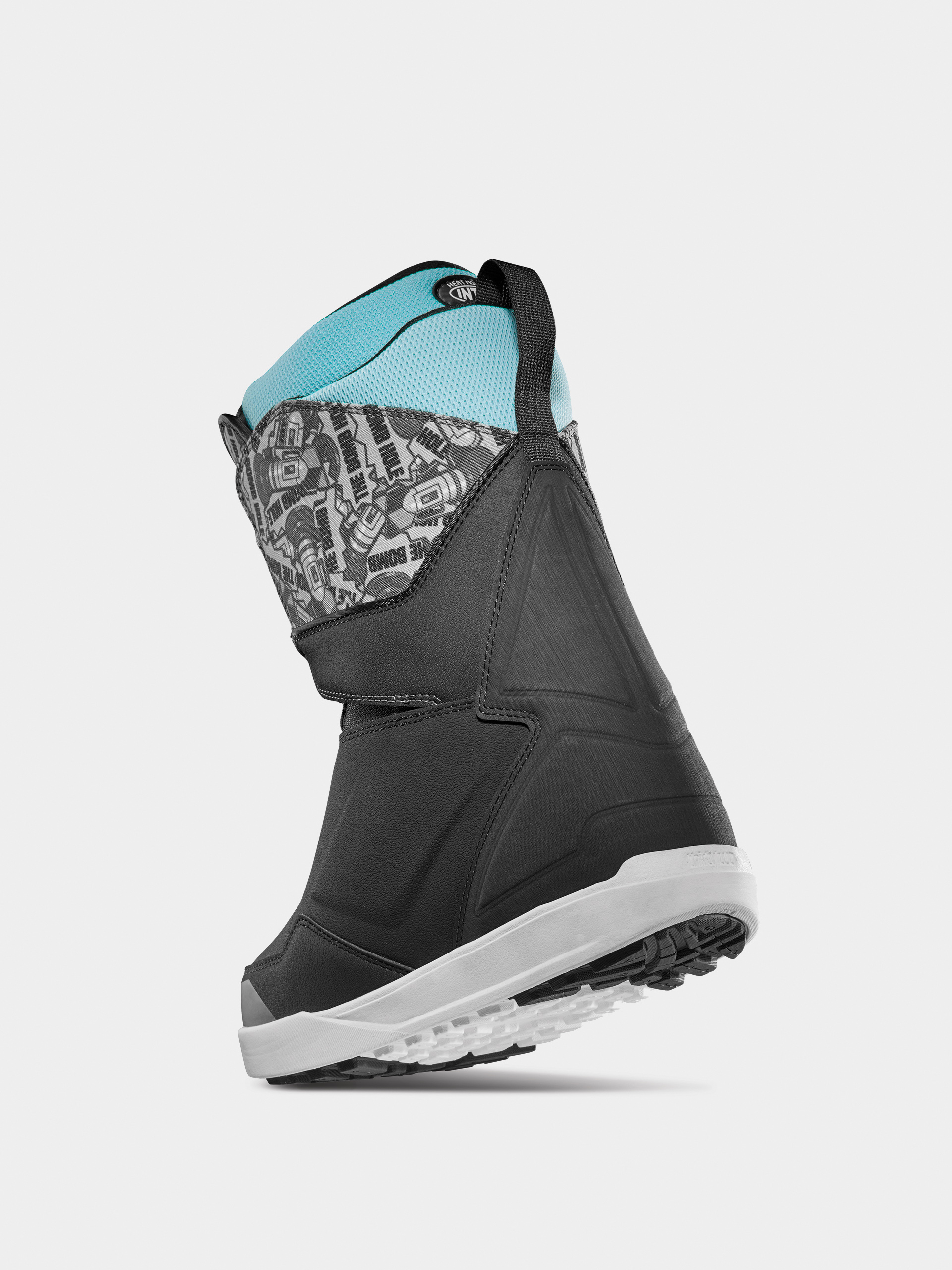 Férfi ThirtyTwo Lashed Double Boa Bomb Hole Snowboard cipők (black/white)