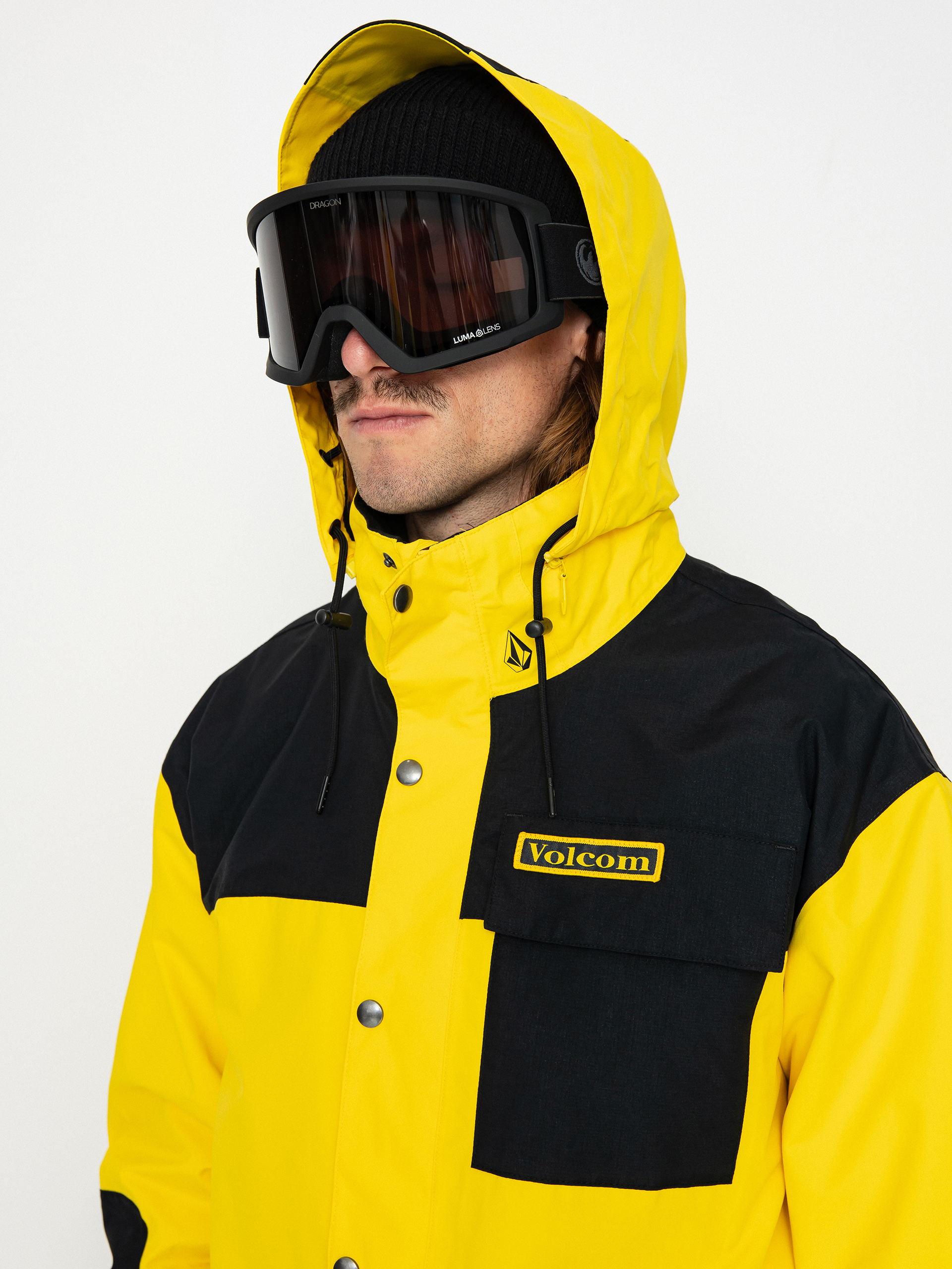 Férfi Volcom Longo Gore Tex Snowboard dzseki (bright yellow)