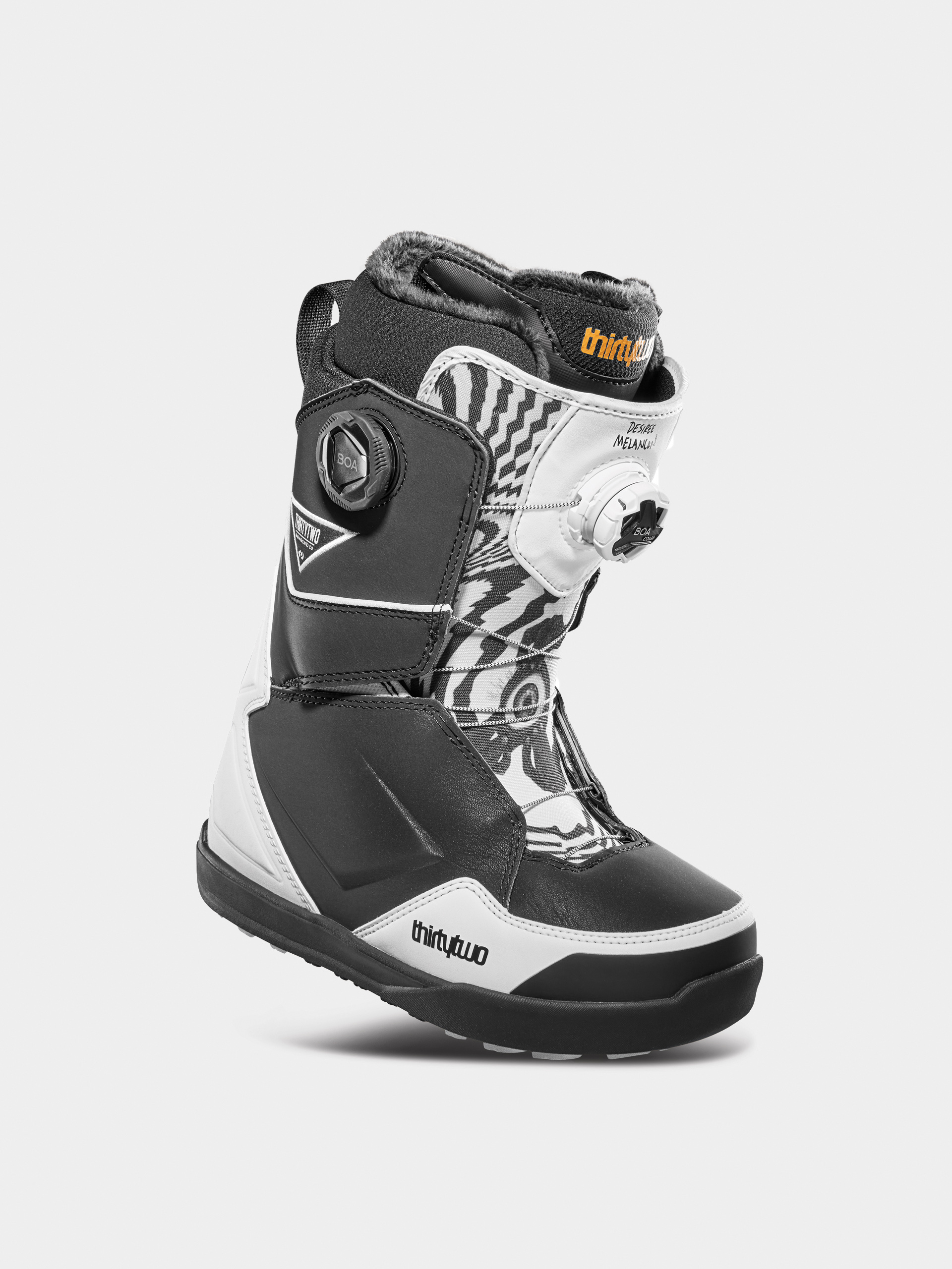 ThirtyTwo Lashed Double Boa Melancon Snowboard cipők Wmn (black/white)