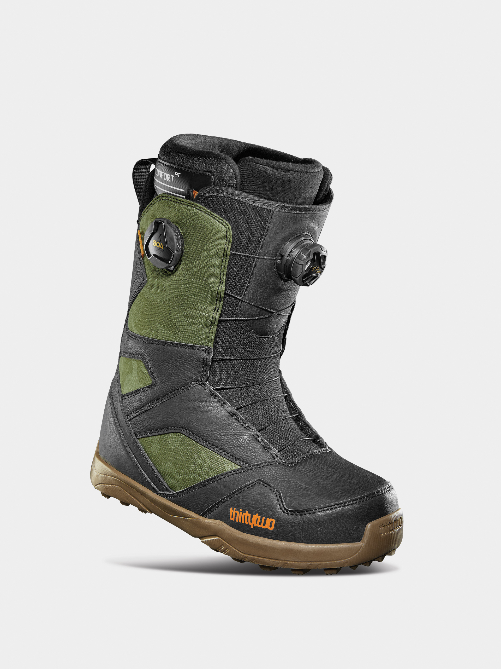 Férfi ThirtyTwo Stw Double Boa Snowboard cipők (black/camo)