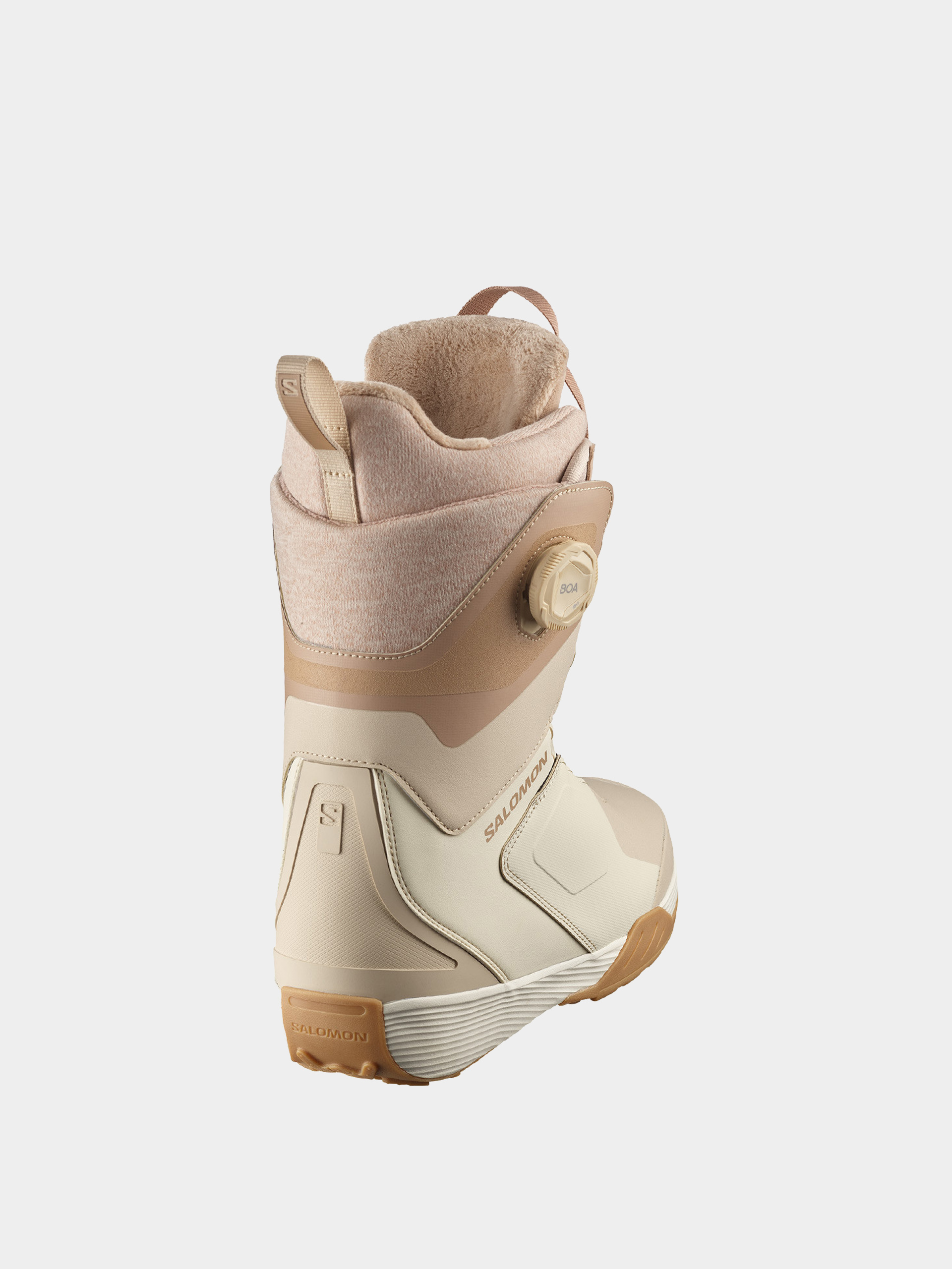 Női Salomon Kiana Dual Boa Snowboard cipők (naturl/cement/almilk)