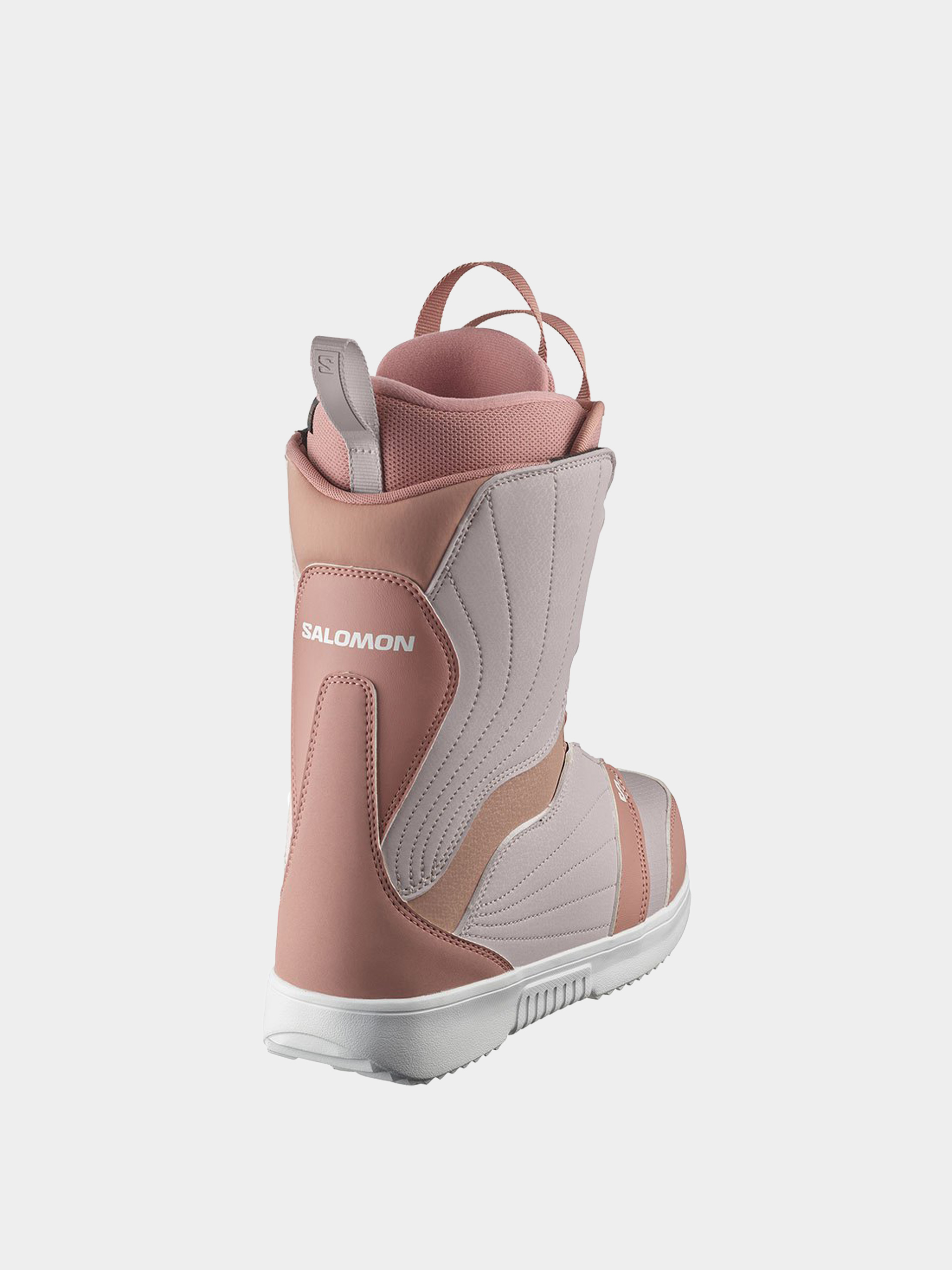 Női Salomon Pearl Boa Snowboard cipők (ash rose/lilac ash/white)