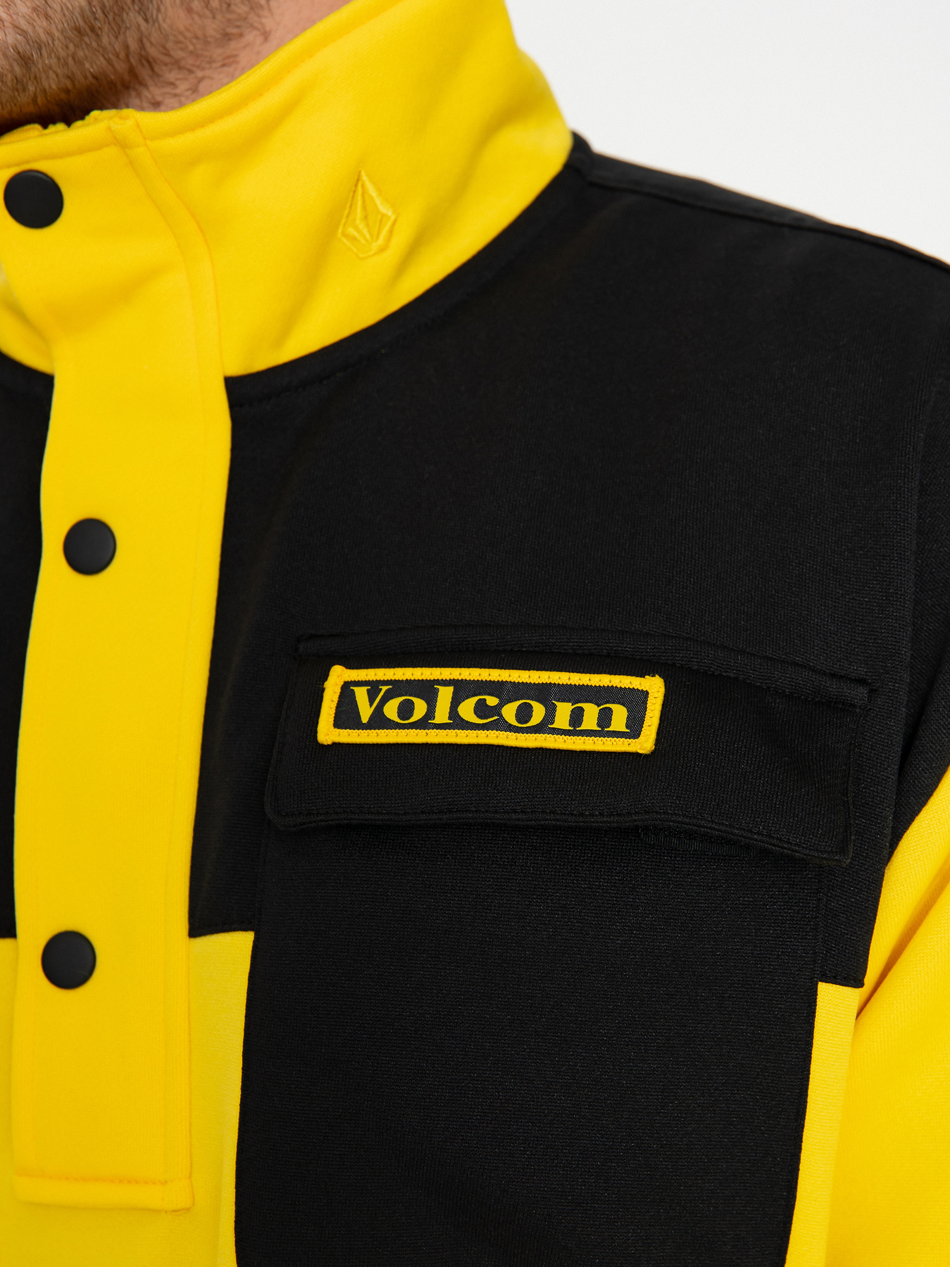 Férfi Volcom She 2 HD Thermo pulóver (bright yellow)