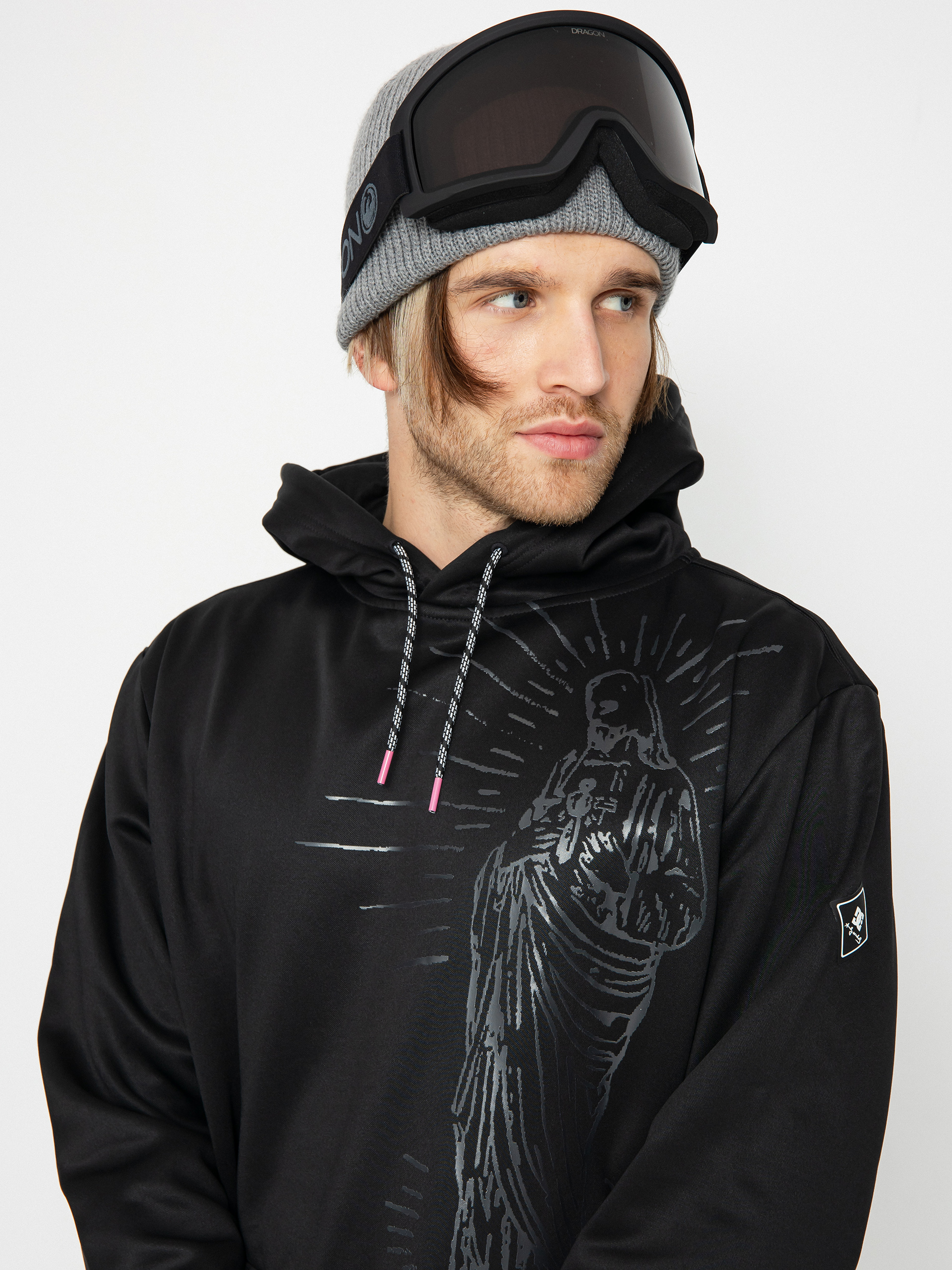 Férfi DC Aw Snowstar Thermo pulóver (black)