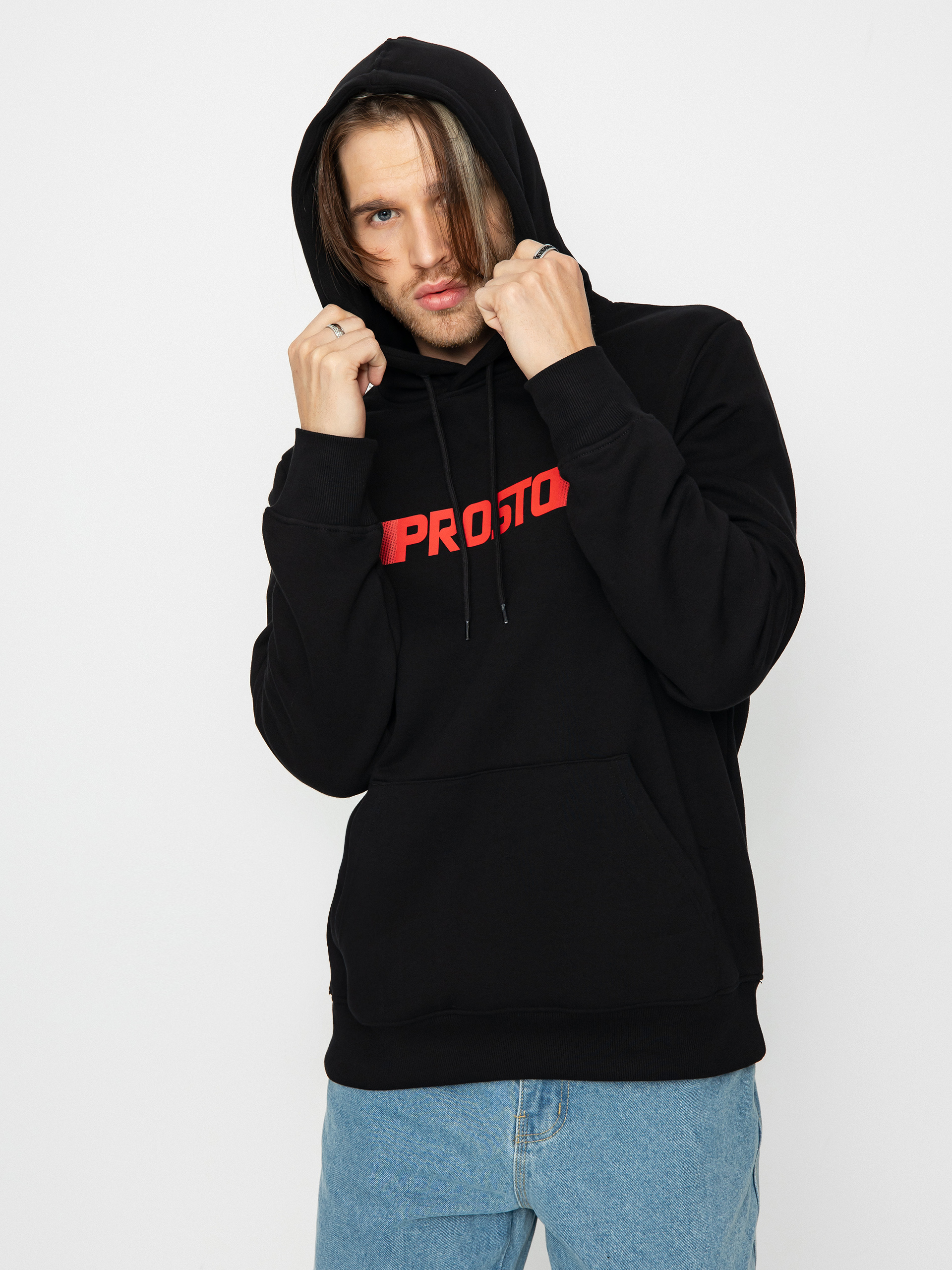 Prosto Adloot HD Kapucnis pulóver (black)