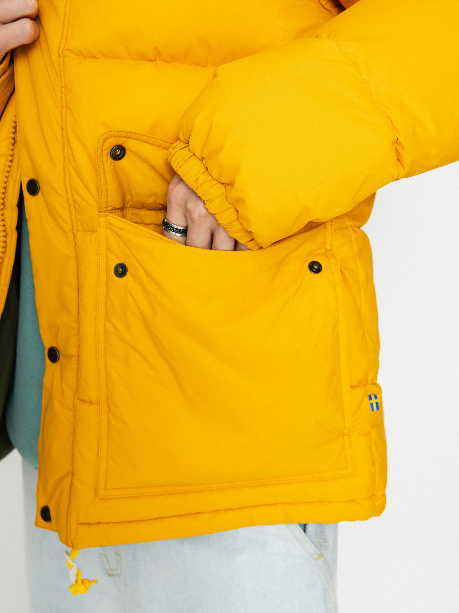 Fjallraven Expedition Down Lite Dzseki (mustard yellow/green)