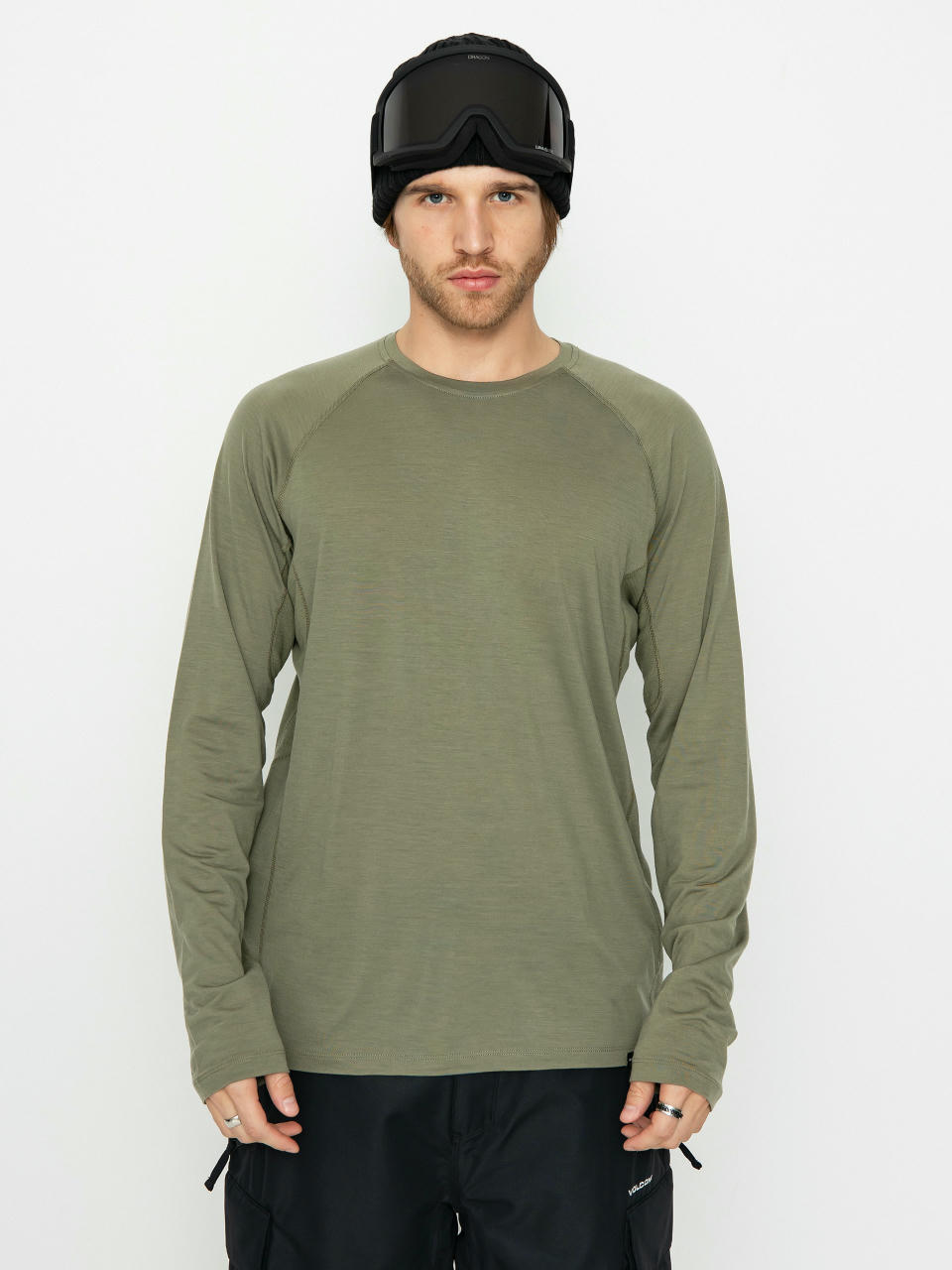 Burton Phayse Merino Crewneck Fleece Hosszú ujjú felső (forest moss)