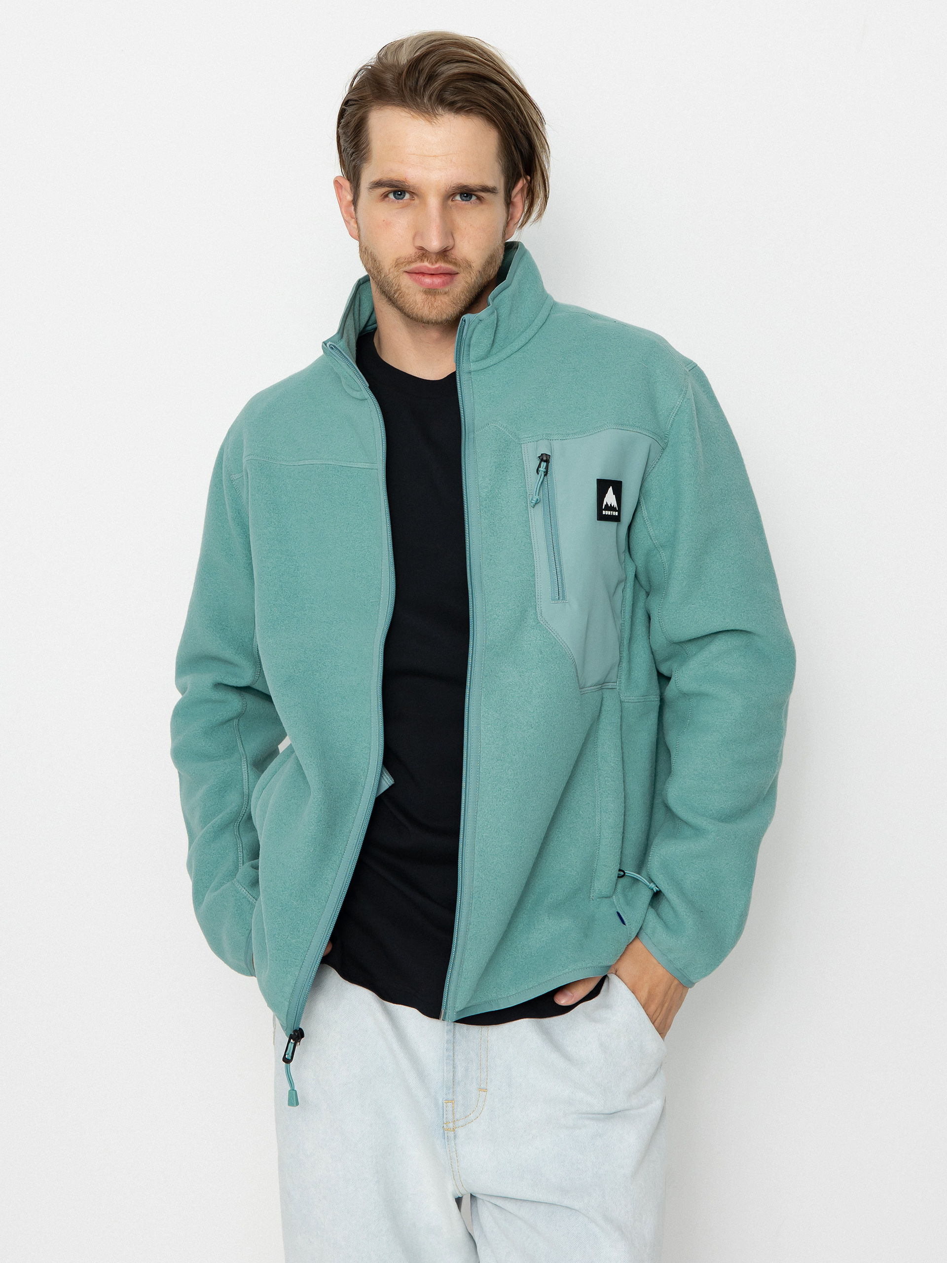 Burton Cinder ZHD Kapucnis pulóver (rock lichen)