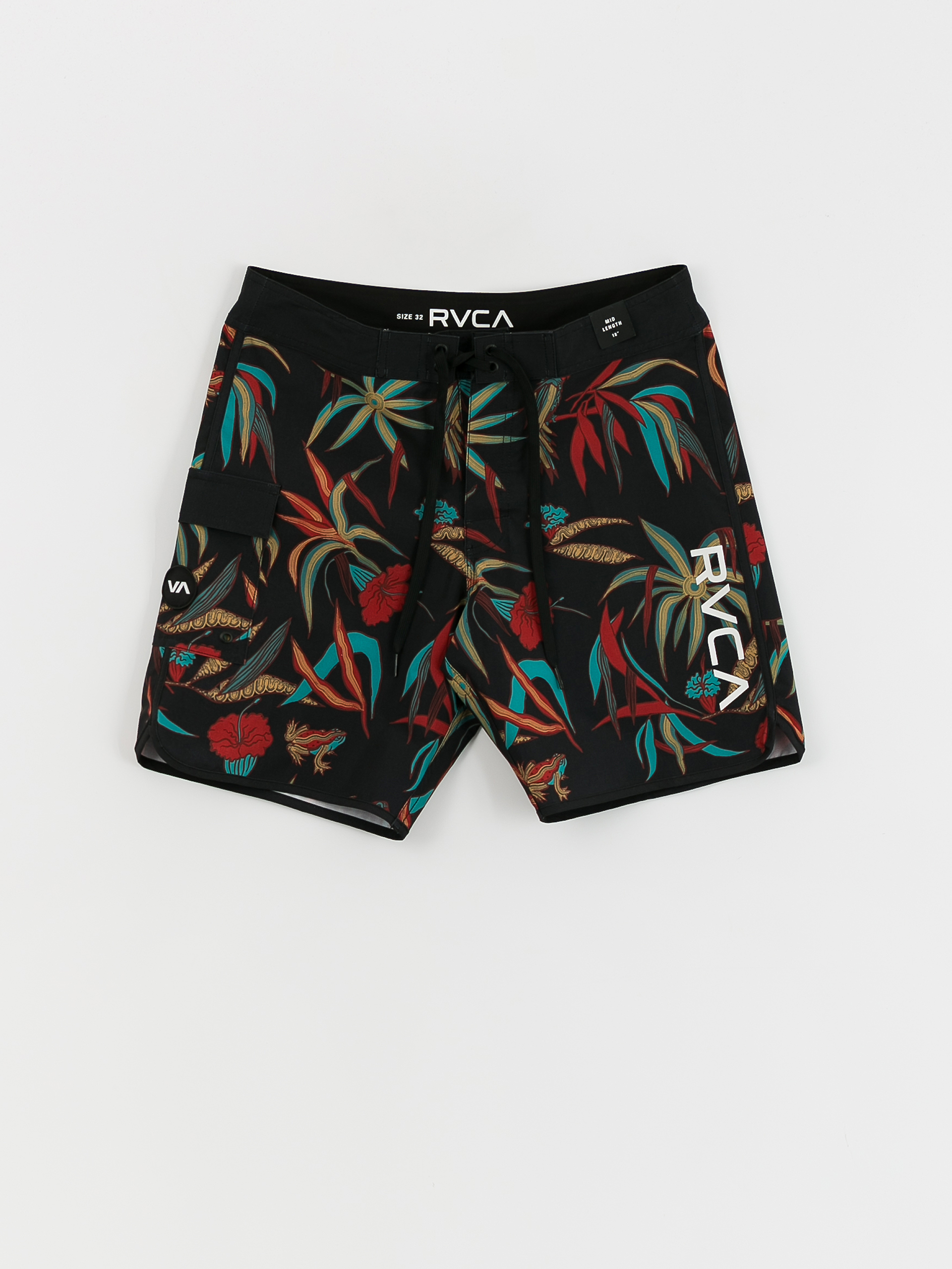 RVCA Barnes Elastic Boardshort (dark purple)